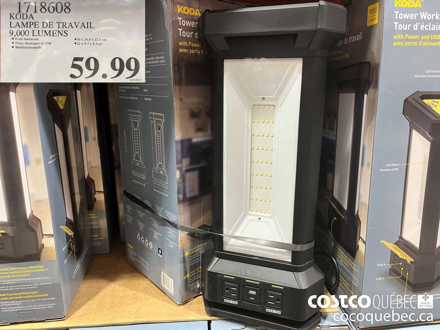 1718608 LAMPE DE TRAVAIL  $59.99