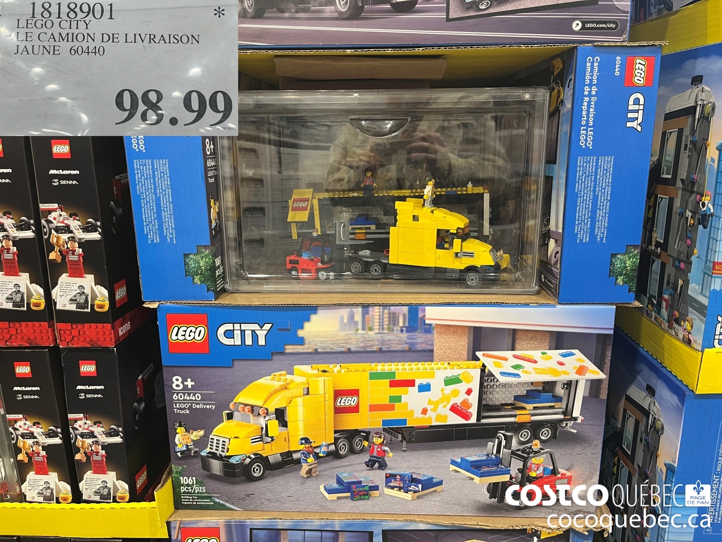 1818901 LEGO CITY LE CAMION DE LIVARAISON $98.99
