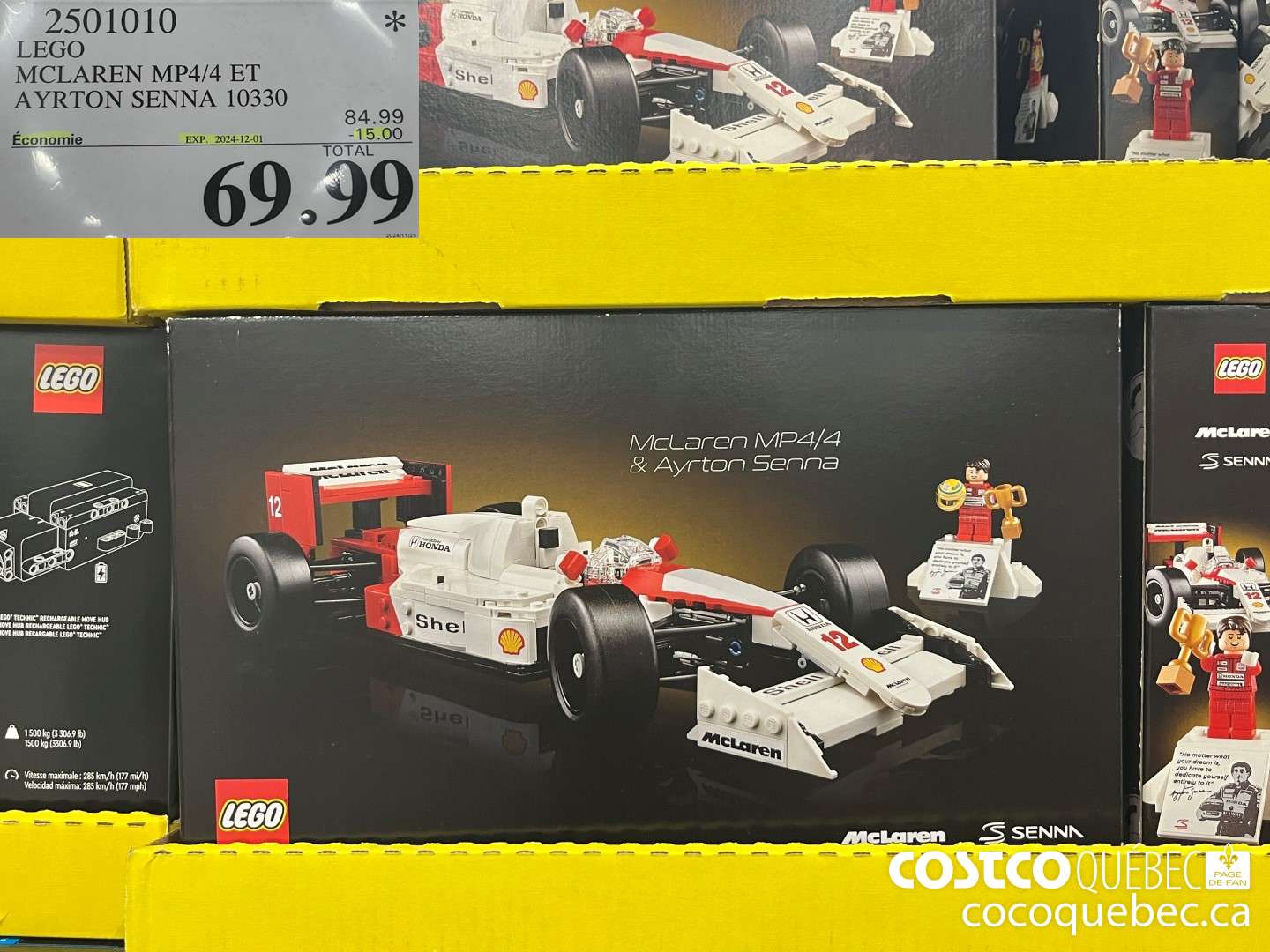 2501010 LEGO MCLAREN ($15.00 INSTANT SAVINGS EXPIRES ON 2024-12-01) $69.99
