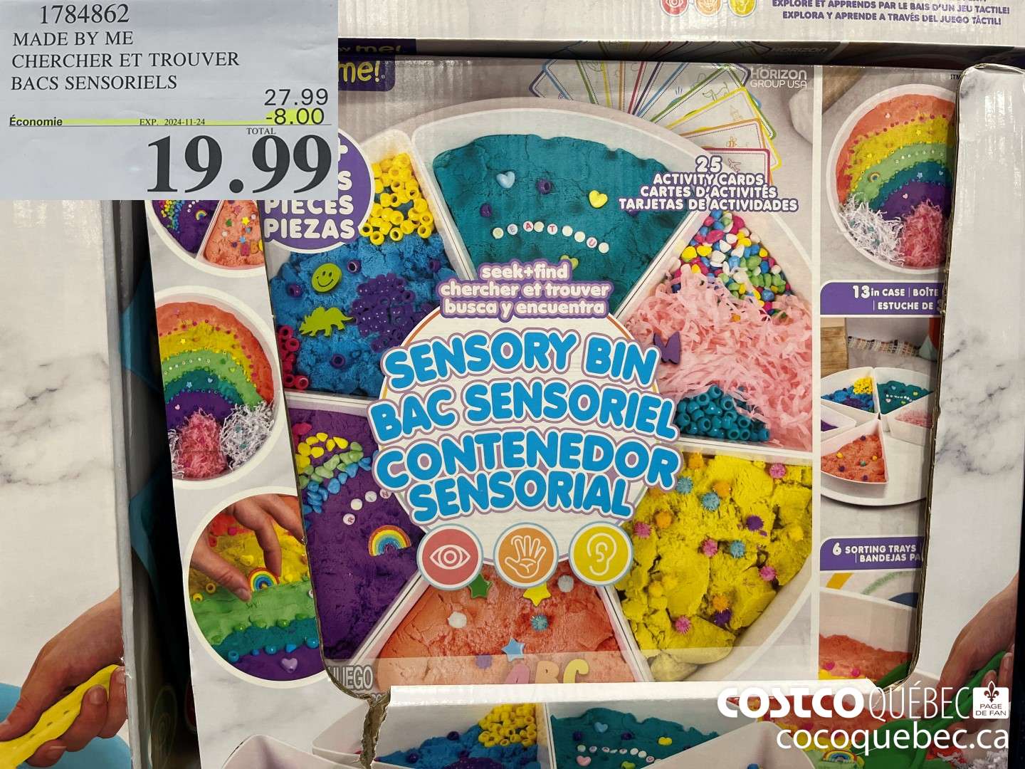 1784862 MADE BY ME CHERCHER ET TROUVER BACS SENSORIELS  ($8.00 INSTANT SAVINGS EXPIRES ON 2024-11-24) $19.99