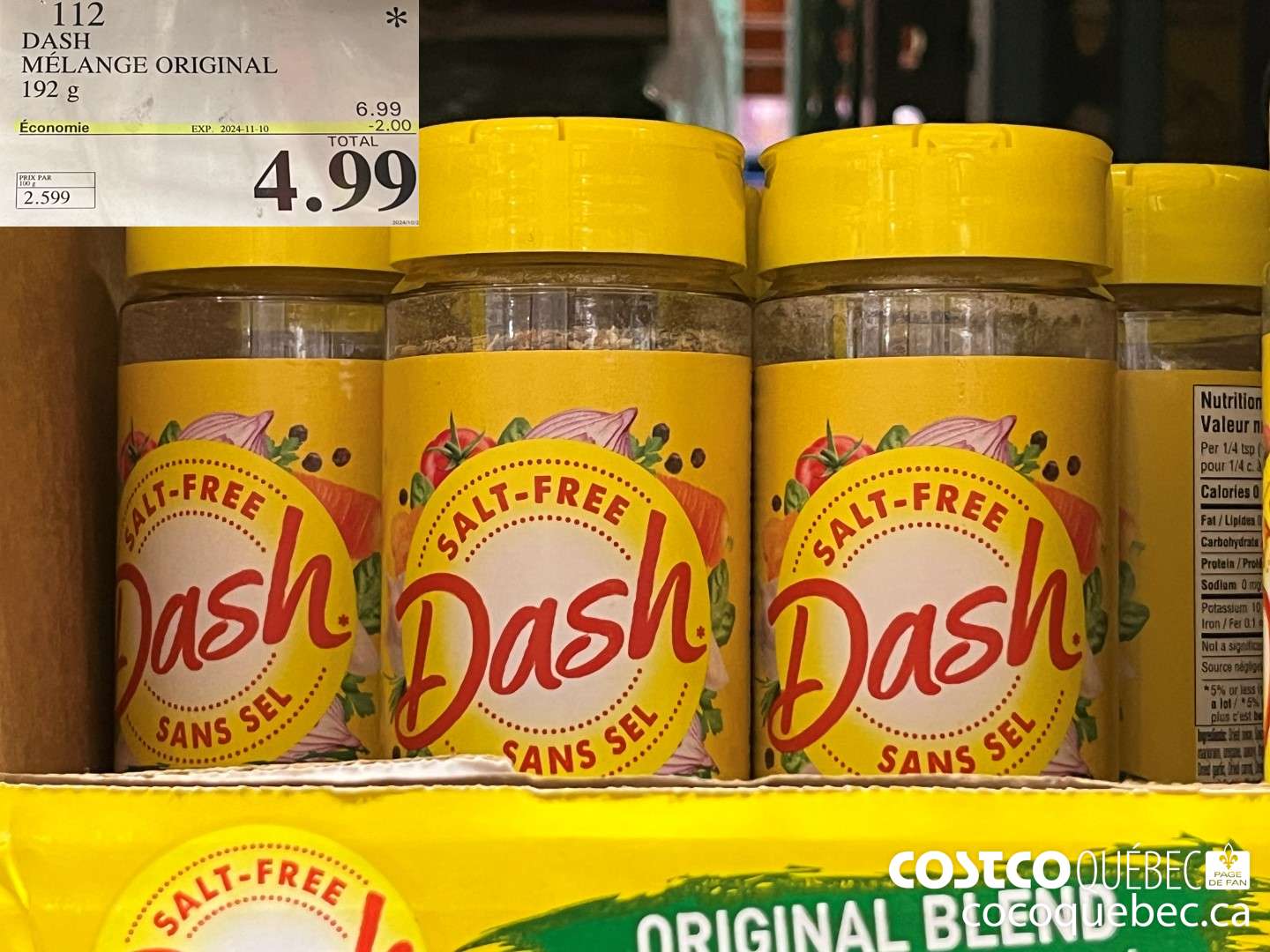 112 MELANGE ORIGINAL DASH 192 g ($2.00 INSTANT SAVINGS EXPIRES ON 2024-11-10) $4.99