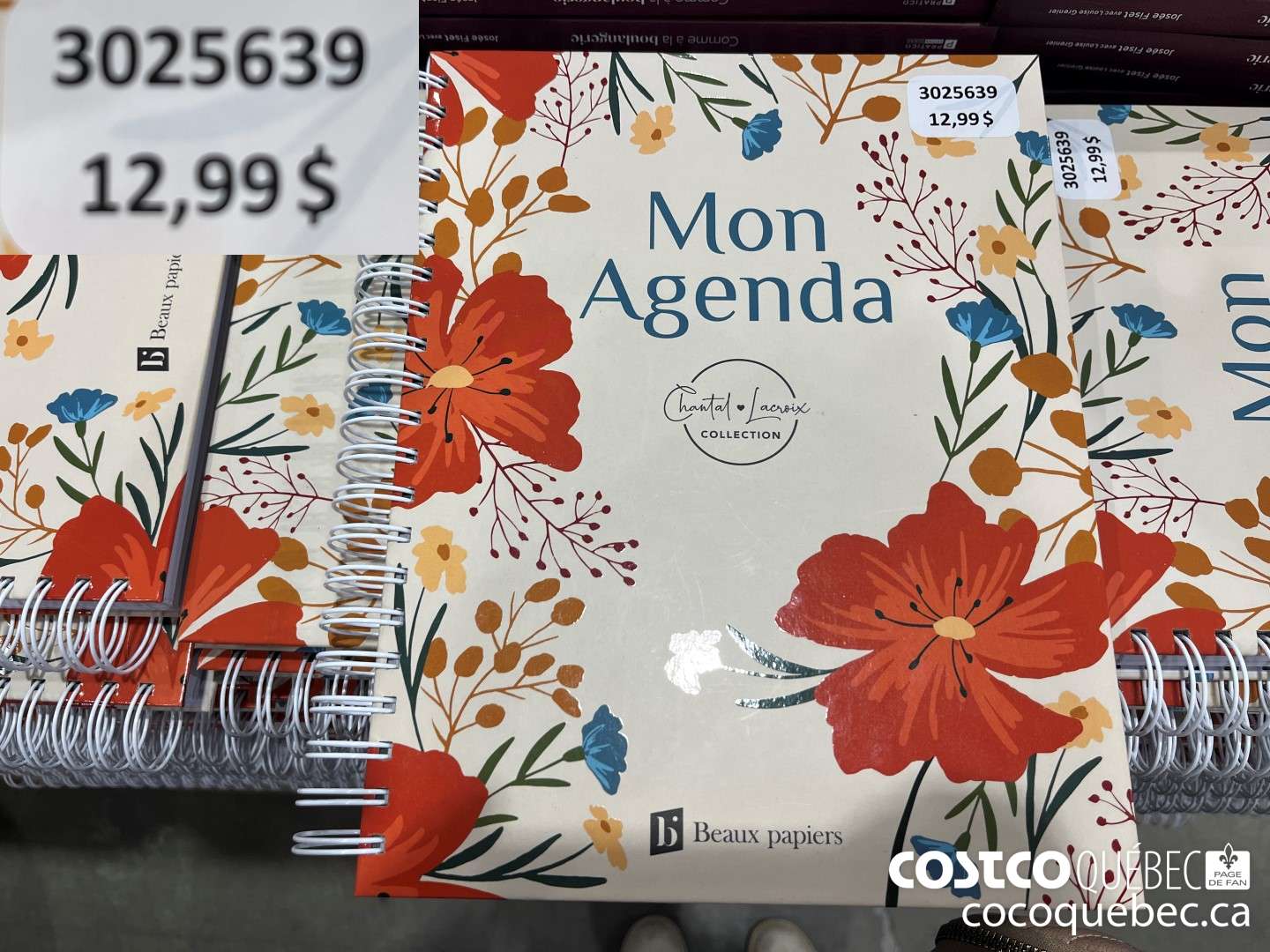 3025639 MON AGENDA  $12.99