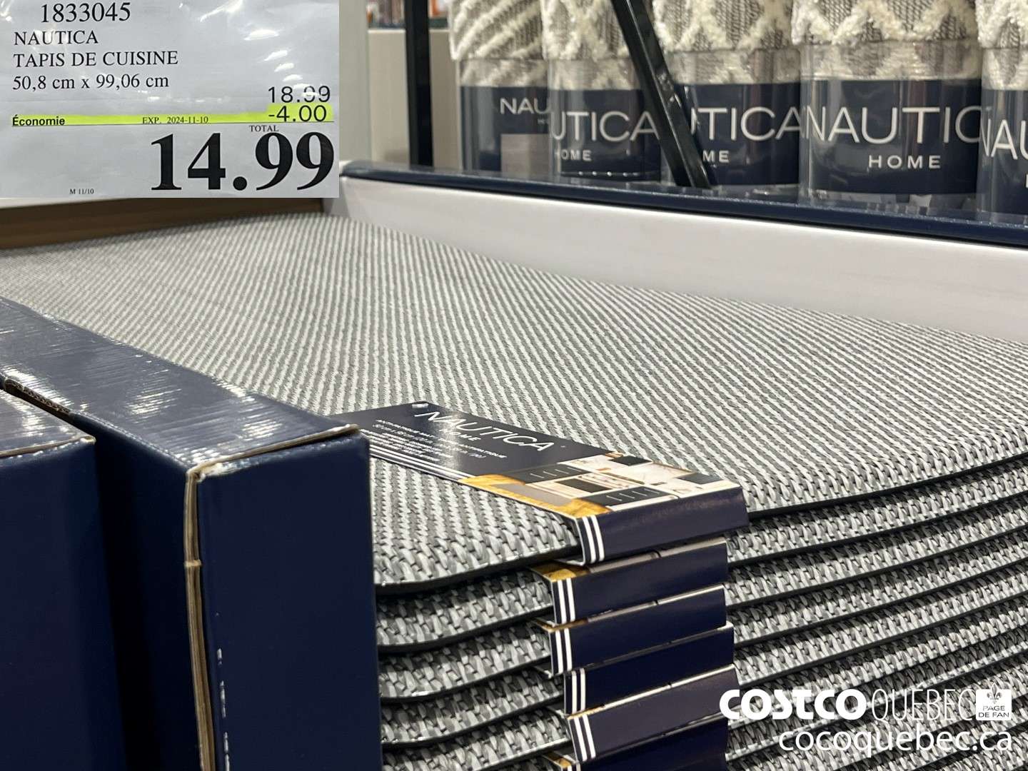 1833045 NAUTICA TAPIS DE CUISINE  ($4.00 INSTANT SAVINGS EXPIRES ON 2024-11-10) $14.99