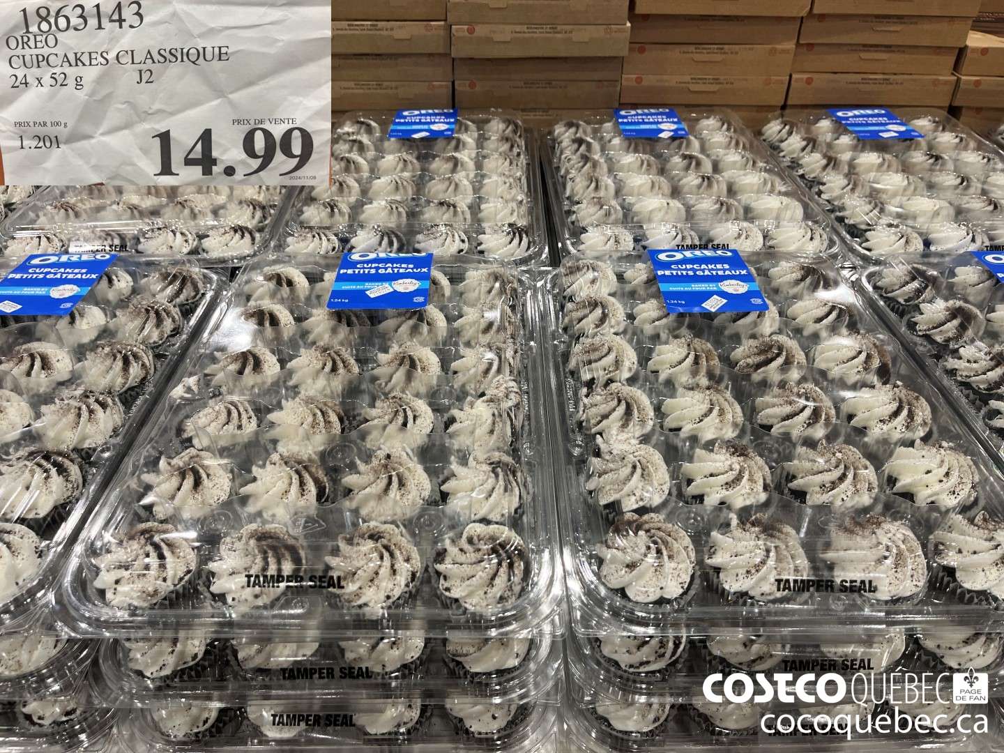 1863145 OREO CUPCAKES CLASSIQUE  $14.99