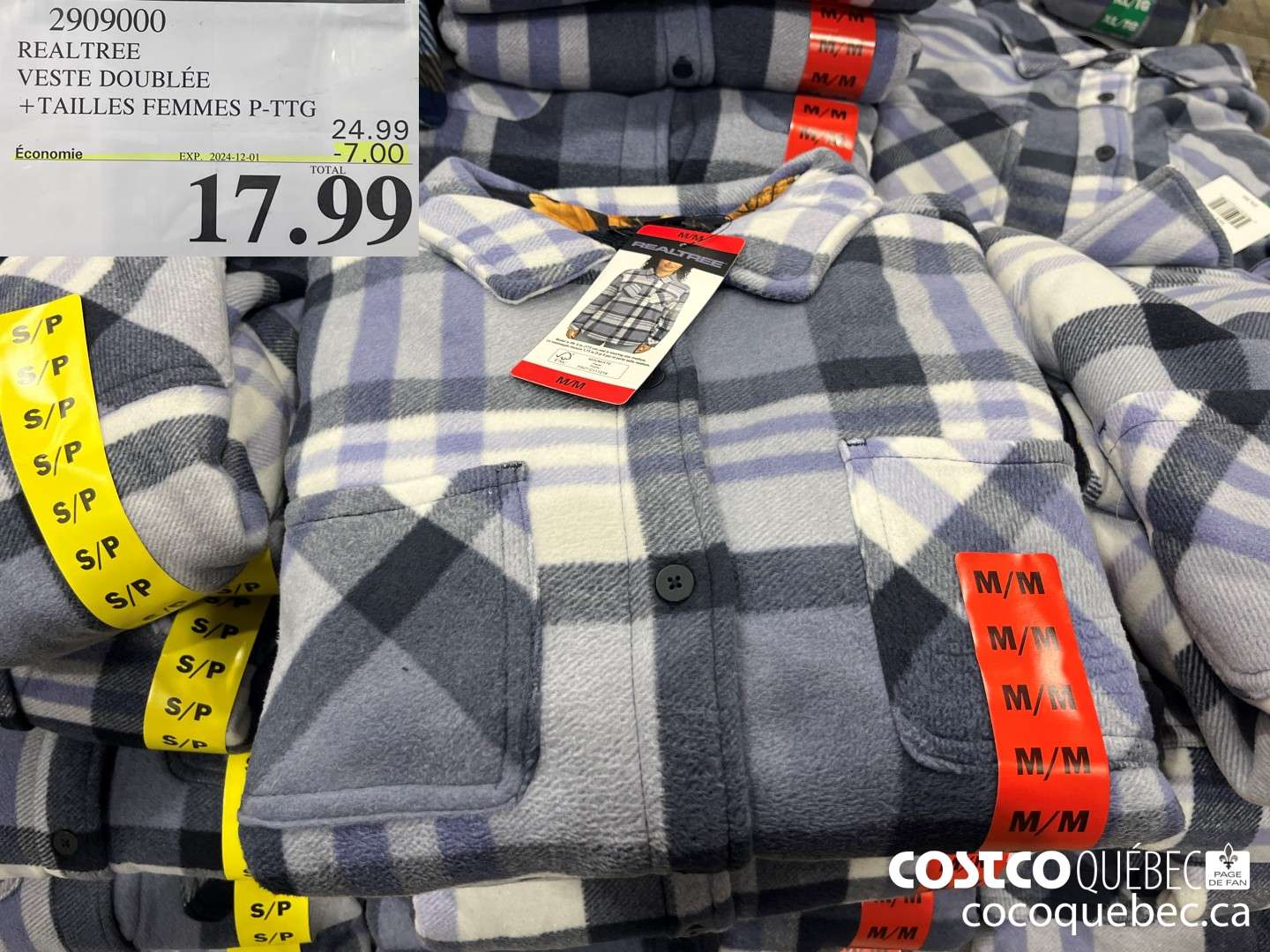 2909000 REALTREE VESTE DOUBLEE 7.00 OFF ($7.00 INSTANT SAVINGS EXPIRES ON 2024-12-01) $17.99