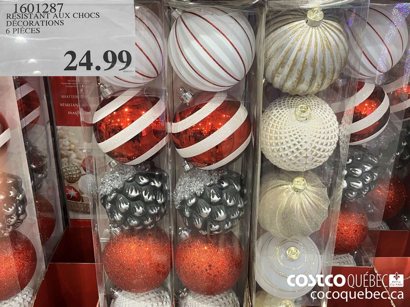 1601287 RESISTANT AUX CHOCS DECORATIONS  $24.99