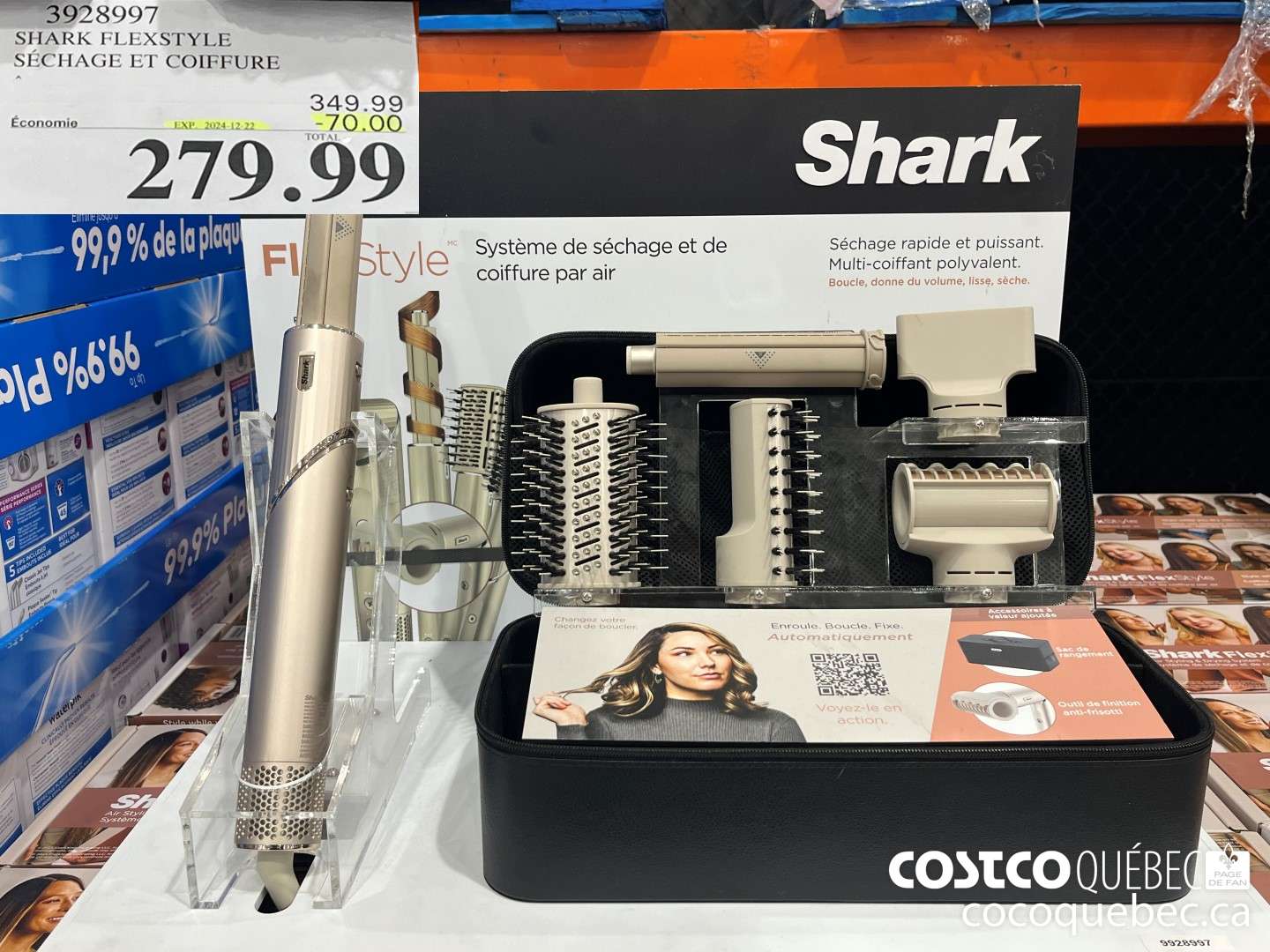 3923997 SHARK FLEXSTYLE SECHAGE ET COIFFURE  ($70.00 INSTANT SAVINGS EXPIRES ON 2024-12-22) $279.99
