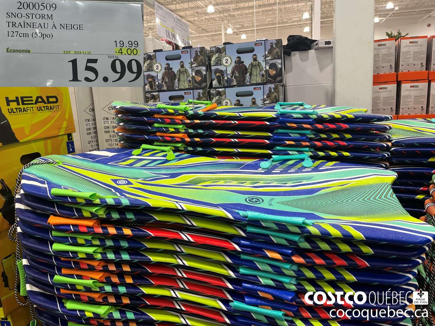 2000509 SNO-STORM TRAINEAU A NEIGE ($4.00 INSTANT SAVINGS EXPIRES ON 2024-11-24) $15.99