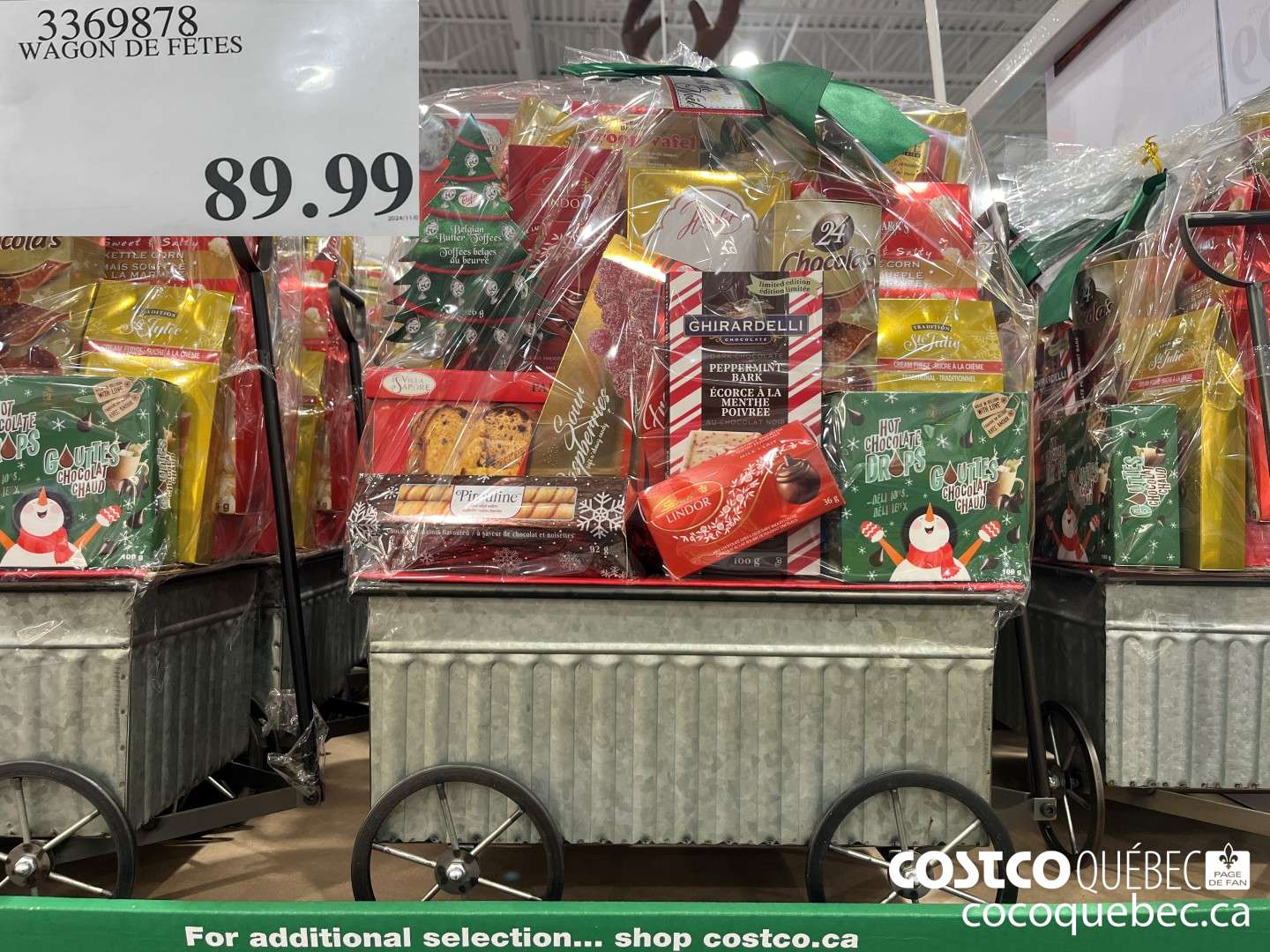 3369878 WAGON DE FETES  $89.99