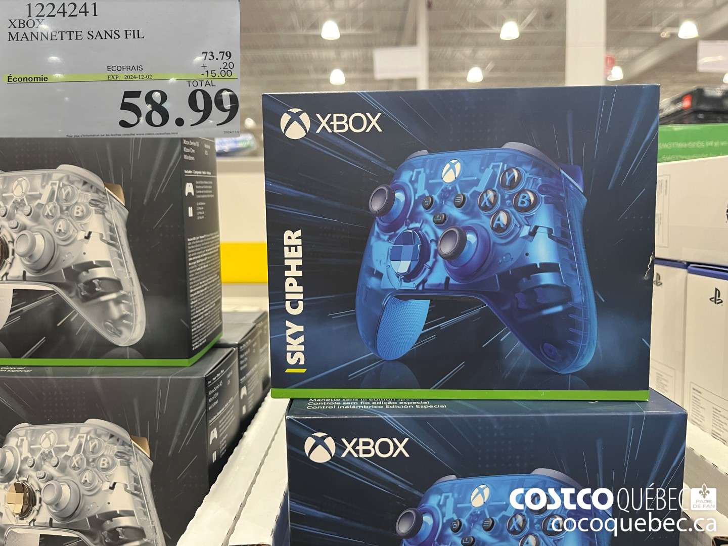 1224241 XBOX MANNETTE SANS FIL ($15.00 INSTANT SAVINGS EXPIRES ON 2024-12-02) $58.99