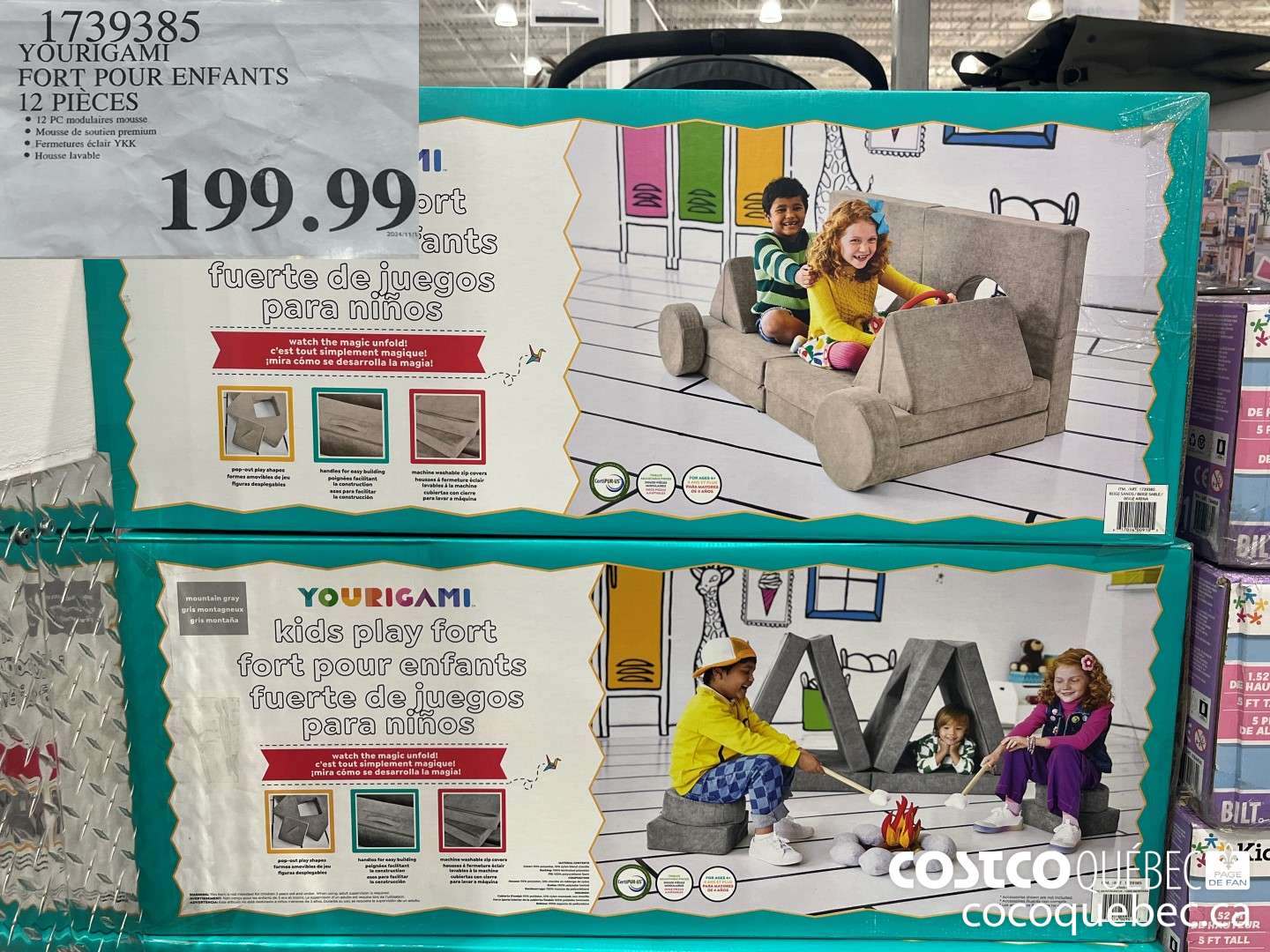 1739385 YOURIGAMI FORT POUR ENFANTS  $199.99