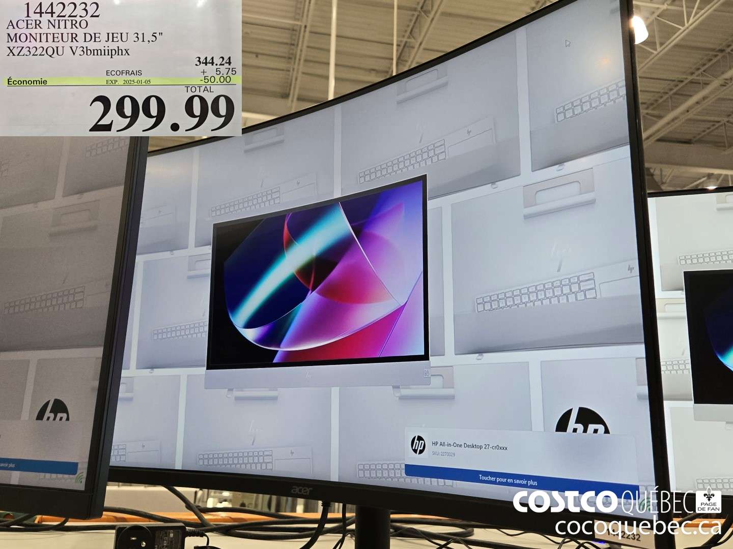 1442232 ACER NITRO MONITEUR DE JEU 31,5