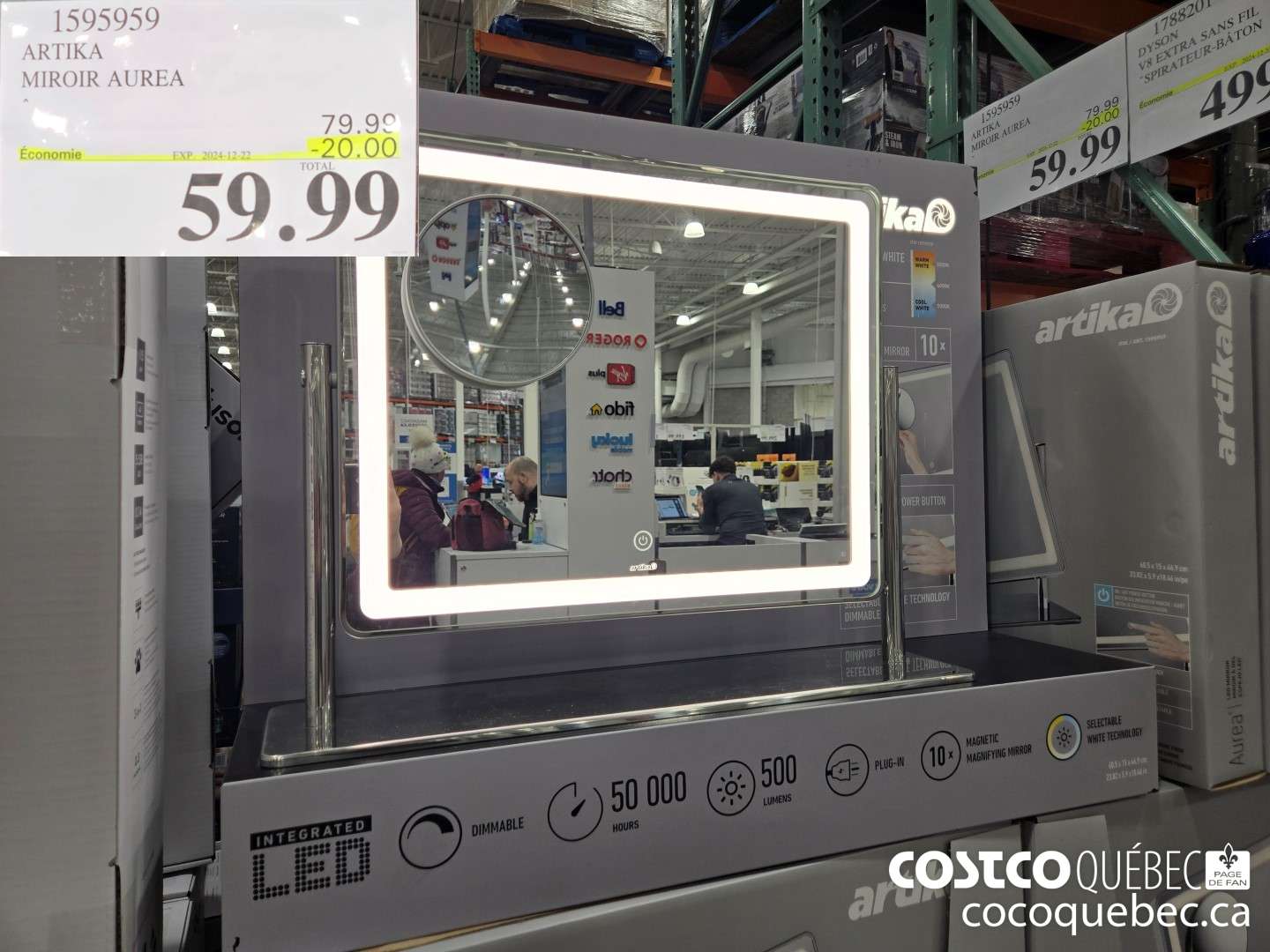 1595959 ARTIKA MIROIR AUREA  ($20.00 INSTANT SAVINGS EXPIRES ON 2024-12-22) $59.99