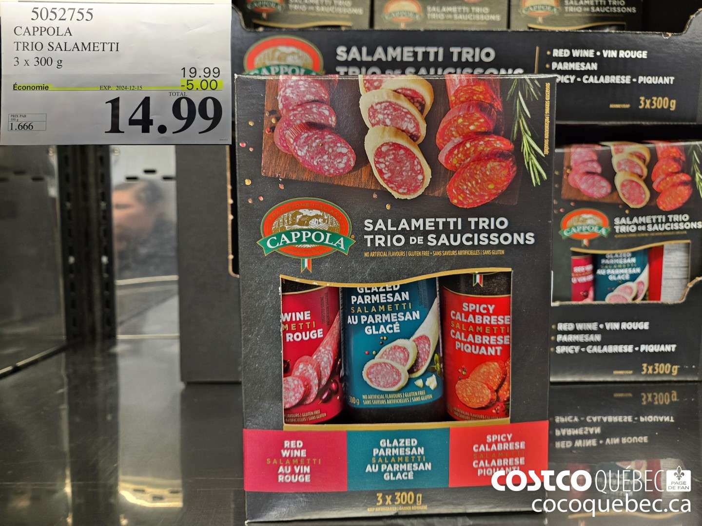 5052755 CAPPOLA TRIO SALAMETTI  ($5.00 INSTANT SAVINGS EXPIRES ON 2024-12-15) $14.99