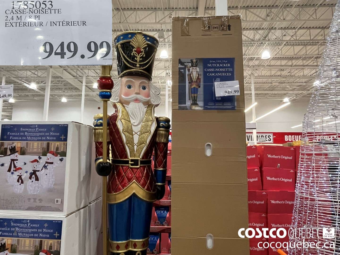 1785053 CASSE-NOISETTE 24M / 8 PI EXTERIEUR / INTERIEUR  $949.99