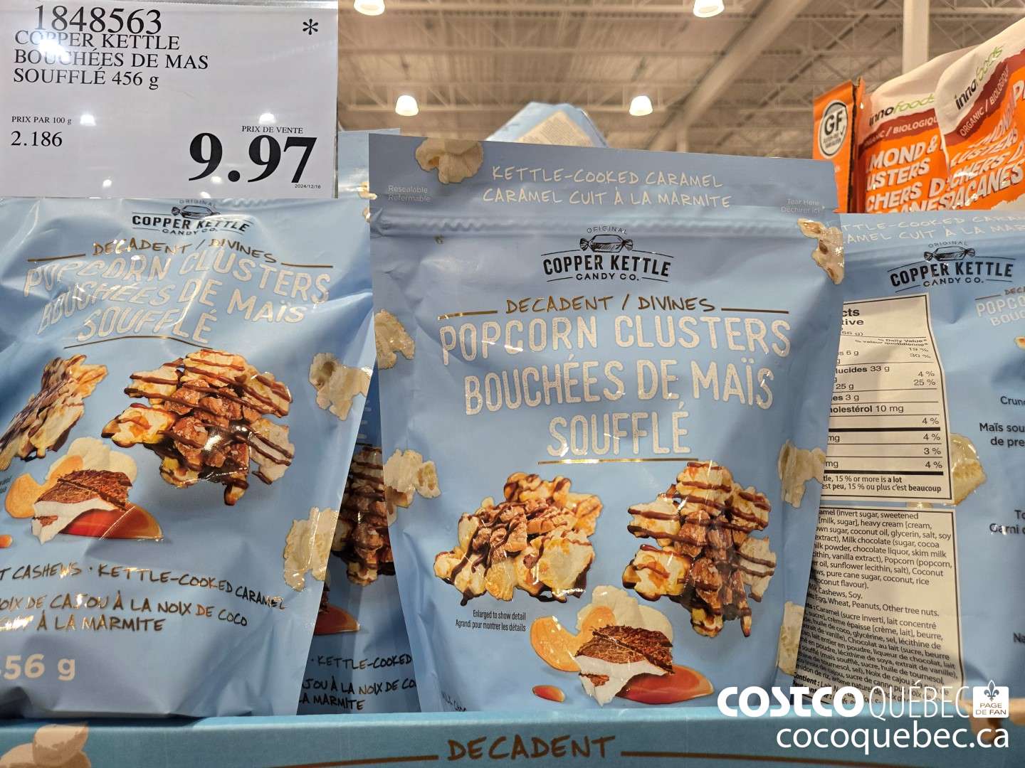 1848563 COPPER KETTLE BOUCHEES DE MAS SOUFFLE 456 g  $9.97
