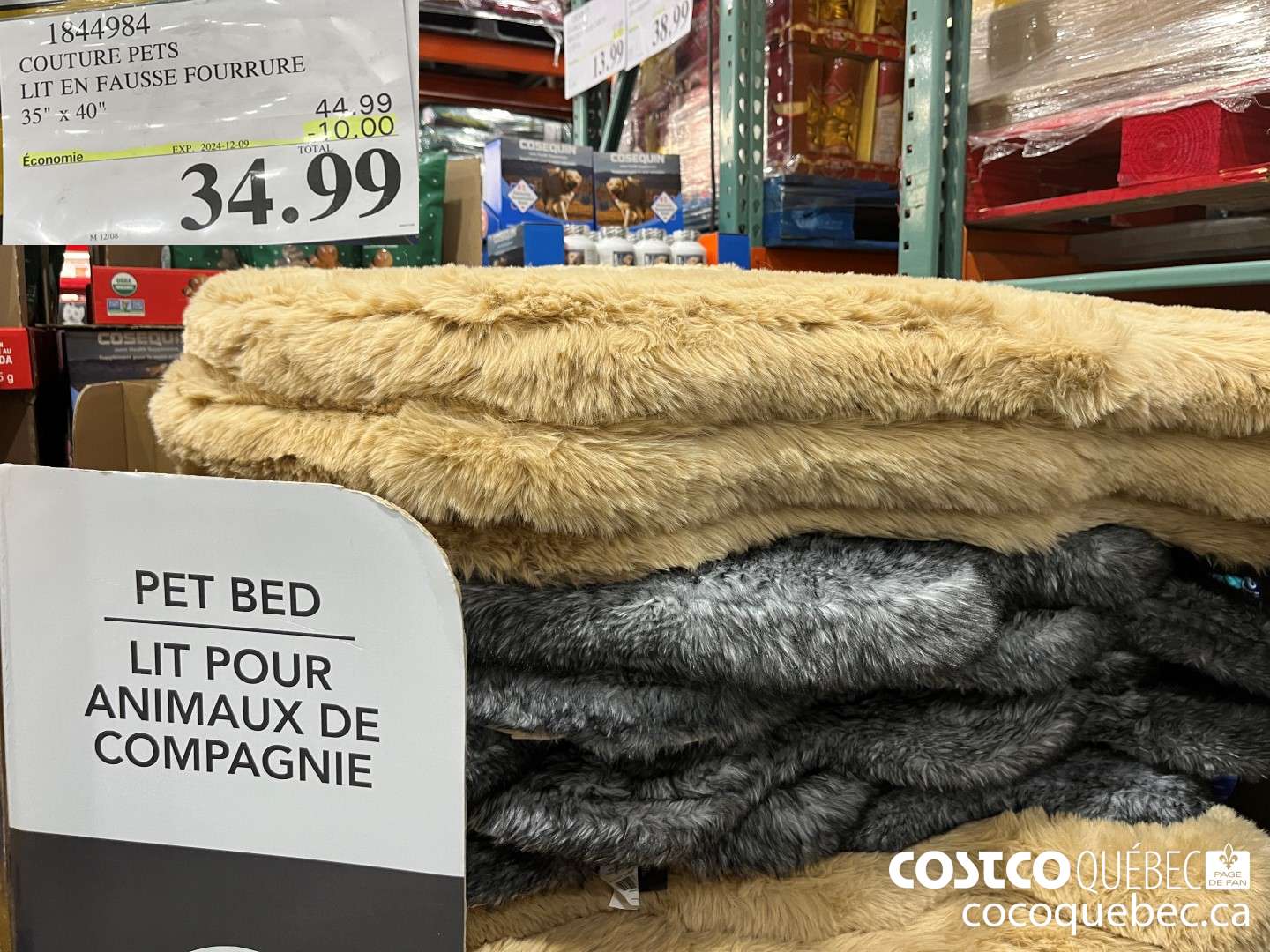 1844984 COUTURE PETS LIT EN FAUSSE FOURRURE 35