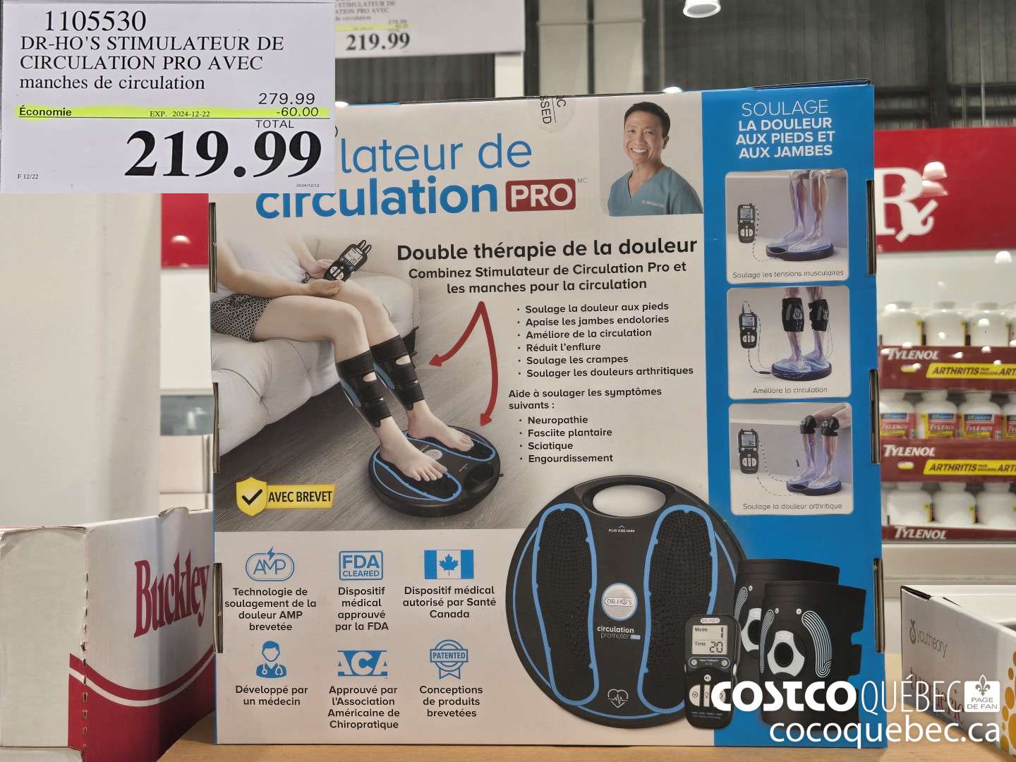 1105530 DR-HO'S STIMULATEUR DE CIRCULATION PRO AVEC  ($60.00 INSTANT SAVINGS EXPIRES ON 2024-12-22) $219.99