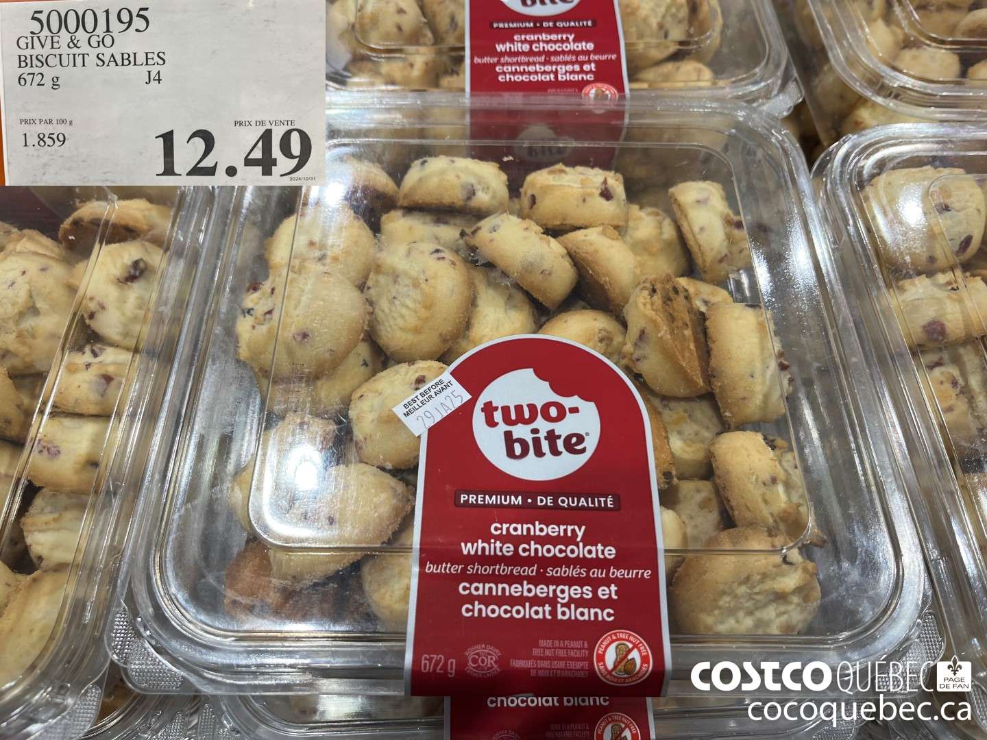 5000195 GIVE & GO BISCUIT SABLES  $12.49