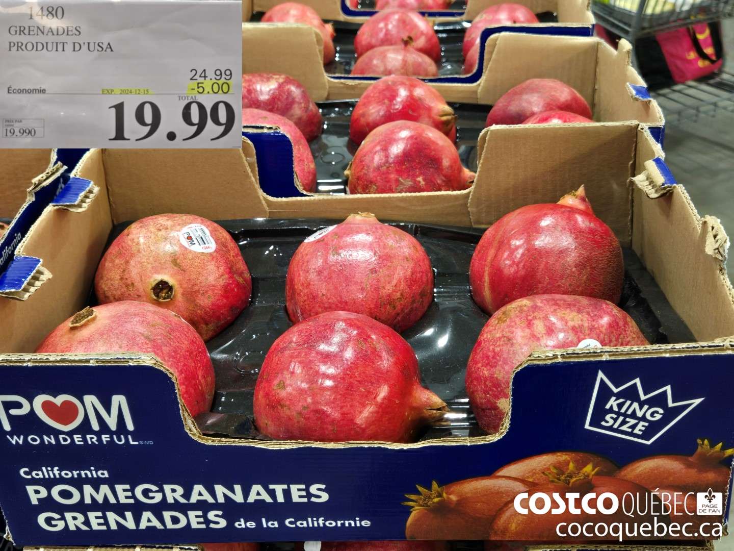 1480 GRENADES PRODUIT D'USA  ($5.00 INSTANT SAVINGS EXPIRES ON 2024-12-15) $19.99