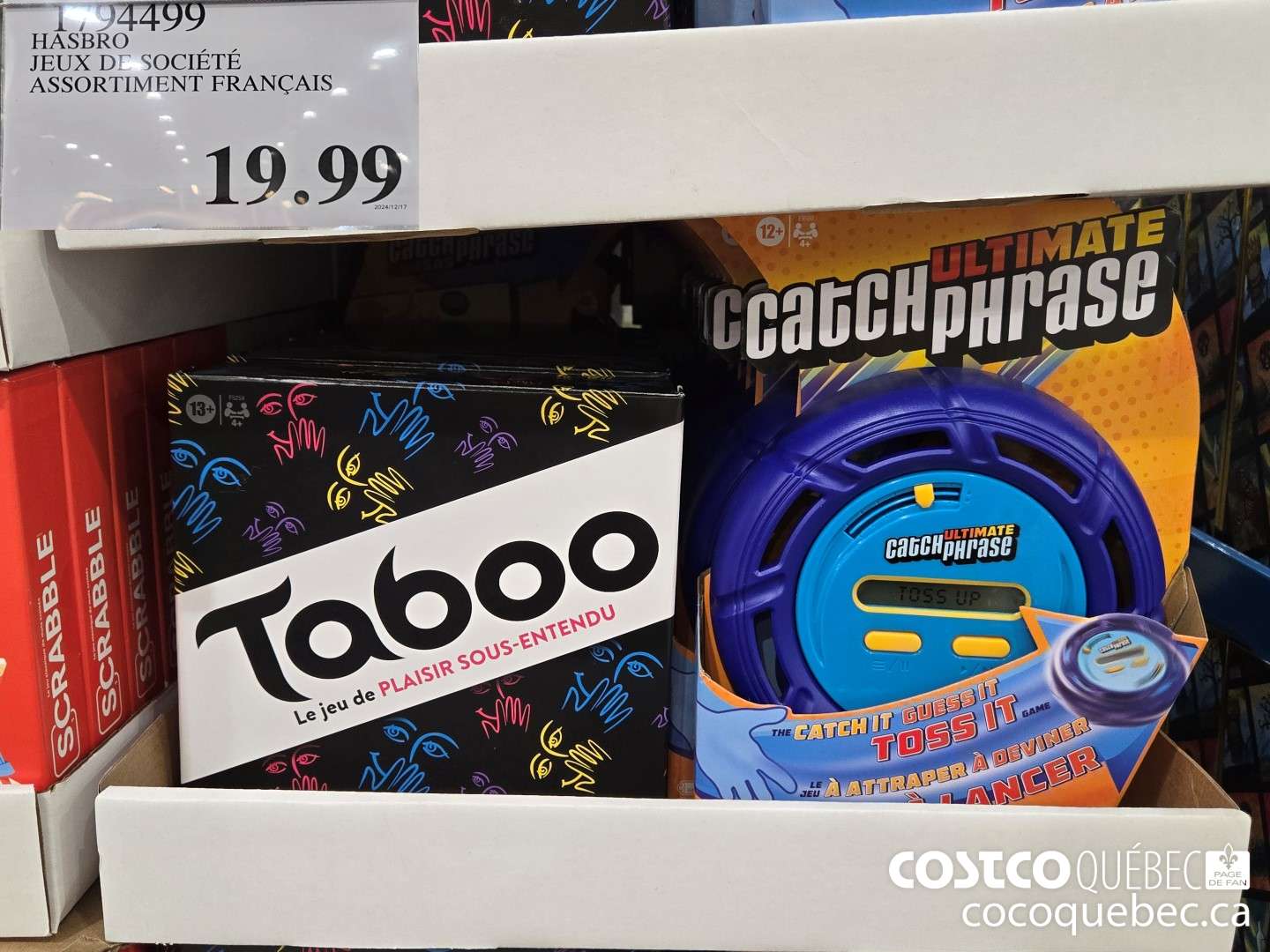 1794499 JEUX DP SOCIETE ASSORTIMENT FRANCAIS  $19.99