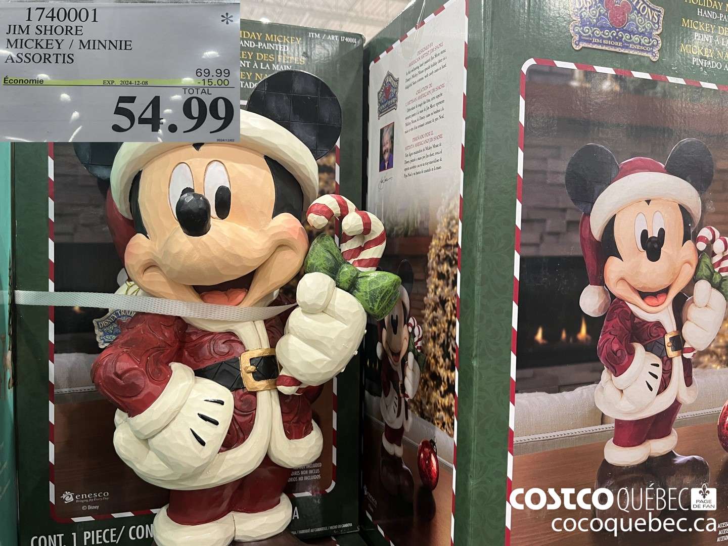 1740001 JIM SHORE MICKEY / MINNIE ASSORTIS  ($15.00 INSTANT SAVINGS EXPIRES ON 2024-12-08) $54.99