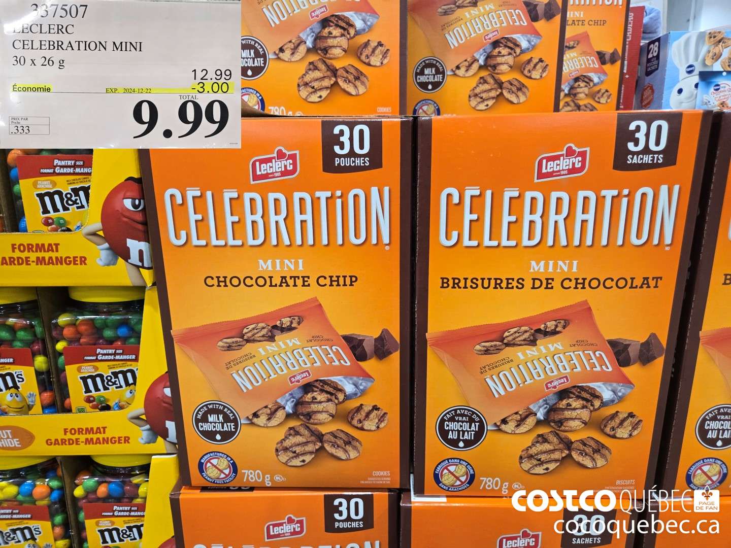 337507 LECLERC CELEBRATION MINI 30 x 26g  ($3.00 INSTANT SAVINGS EXPIRES ON 2024-12-22) $9.99