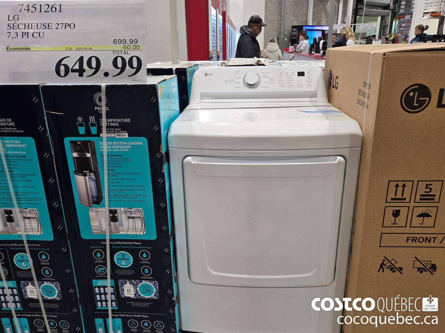 7451261 LG SECHEUSE 27PO ($50.00 INSTANT SAVINGS EXPIRES ON 2023-01-08) $649.99