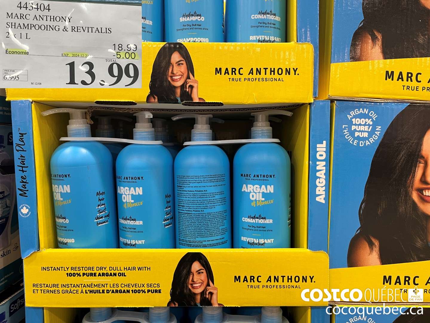 443404 MARC ANTHONY SHAMPOOING + REVITALS ($5.00 INSTANT SAVINGS EXPIRES ON 2024-12-22) $13.99