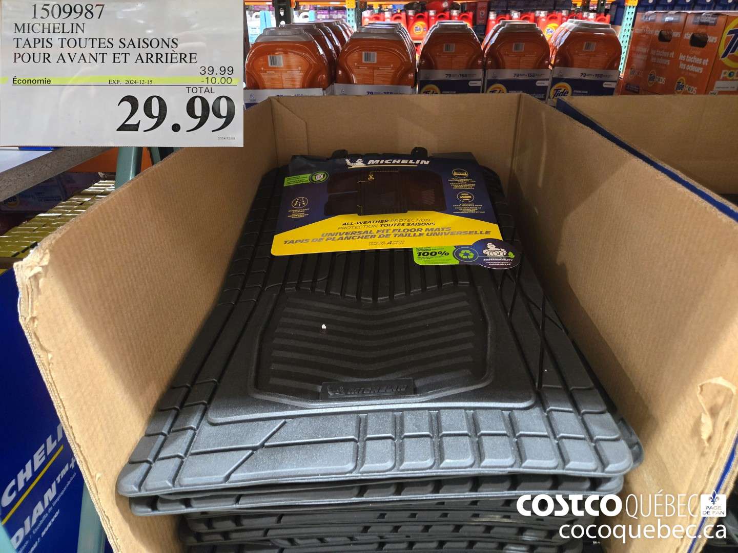 1509987 MICHELIN TAPIS TOUTES SAISONS  ($10.00 INSTANT SAVINGS EXPIRES ON 2024-12-15) $29.99