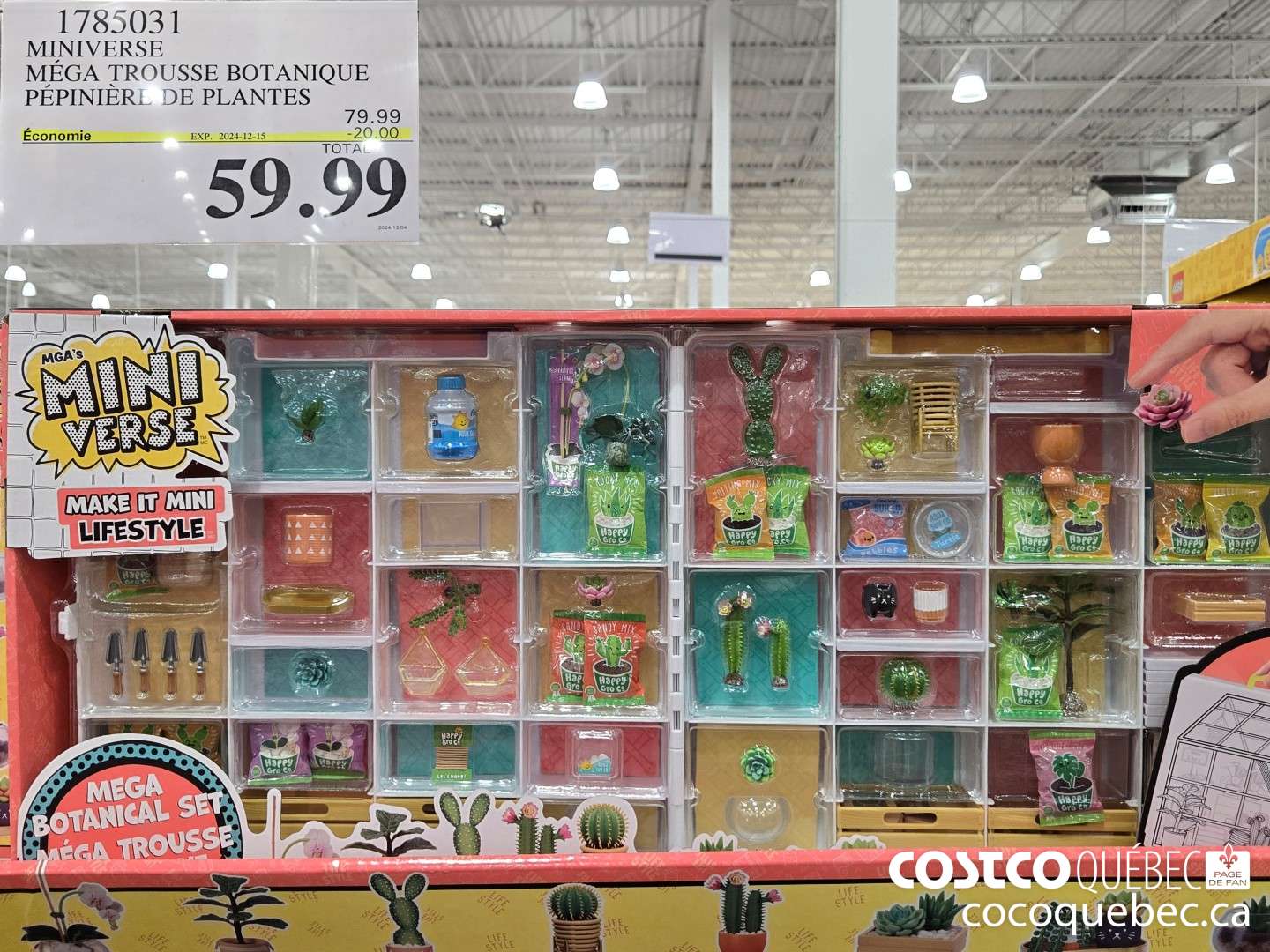 1785031 MINIVERSE MEGA TROUSSE BOTANIQUE PEPINIER!L DE PLANTES  ($20.00 INSTANT SAVINGS EXPIRES ON 2024-12-15) $59.99