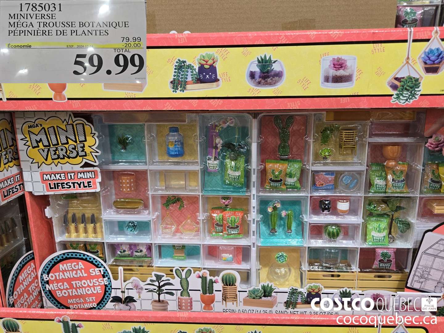 1785031 MINIVERSE MEGA TROUSSE BOTANIQUE PEPINIER!L DE PLANTES  ($20.00 INSTANT SAVINGS EXPIRES ON 2024-12-24) $59.99