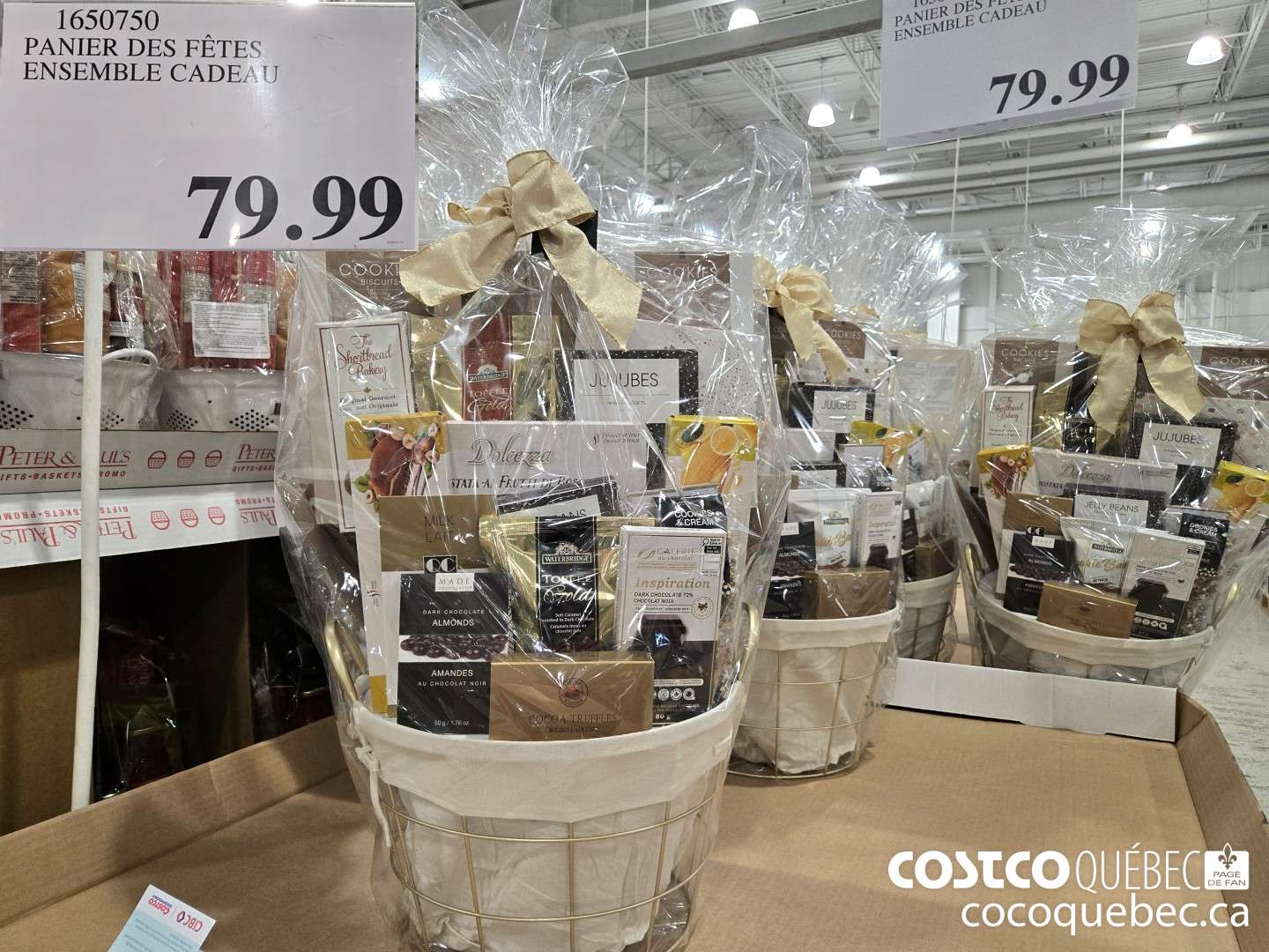 1650750 PANIER DES FETES ENSEMBLE CADEAU $79.99