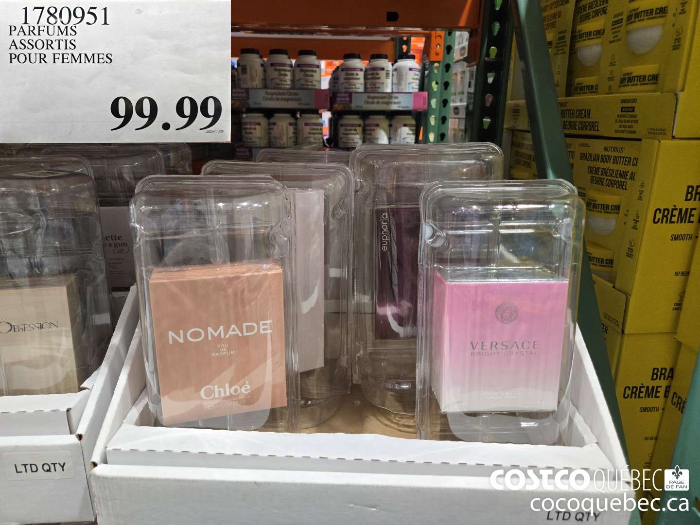 1780951 PARFUMS ASSORTIS POUR FEMMES  $99.99