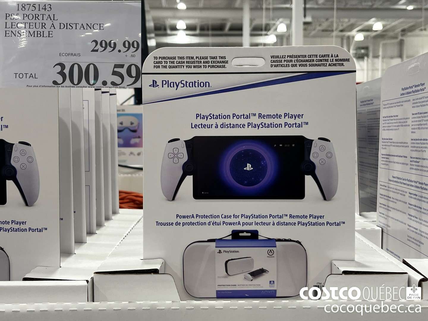 1875143 PS5 PORTAL LECTEUR A DISTANCE ENSEMBLE  $300.59