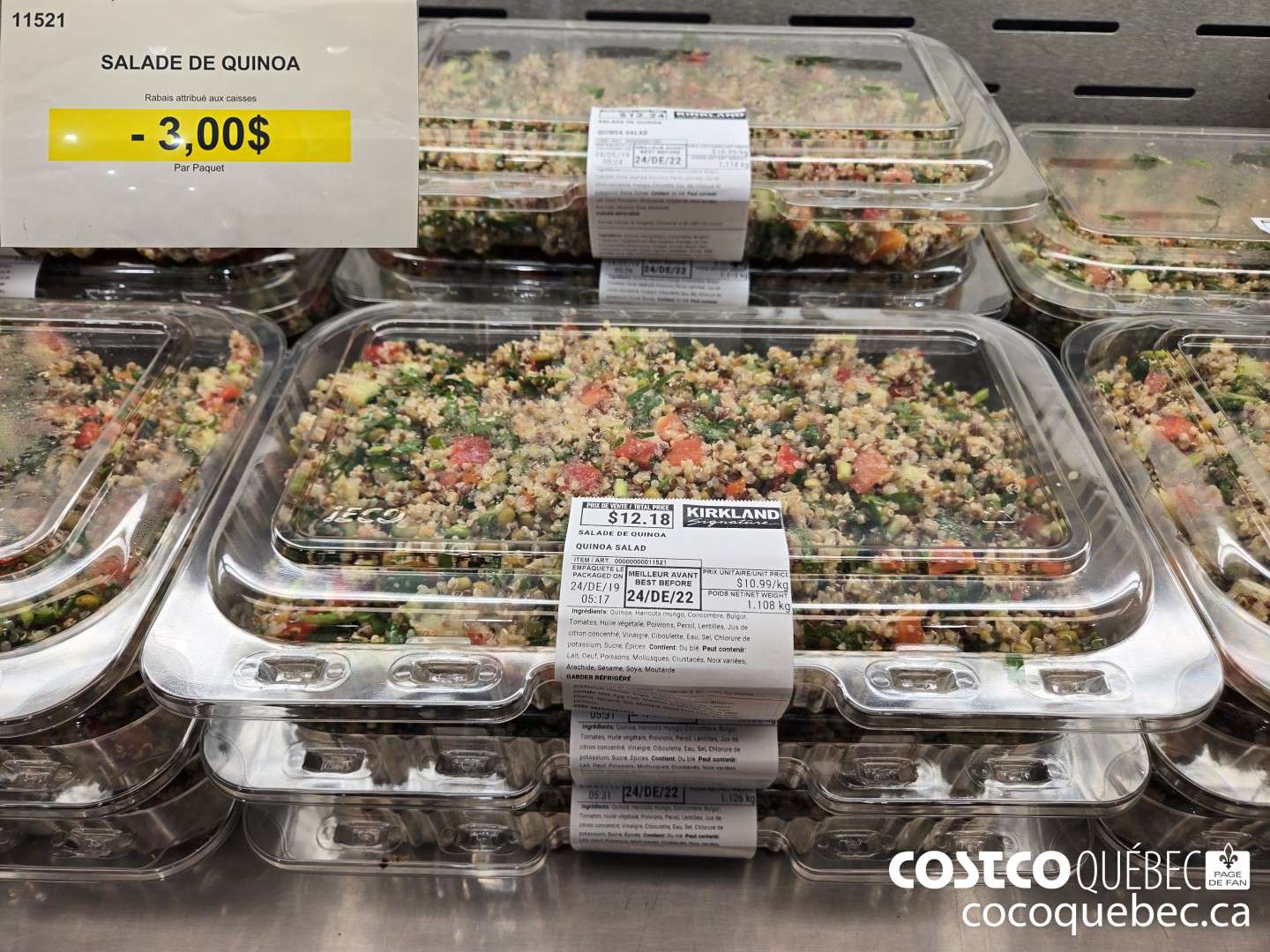 11521 SALADE DE QUINOA  ($3.00 INSTANT SAVINGS)