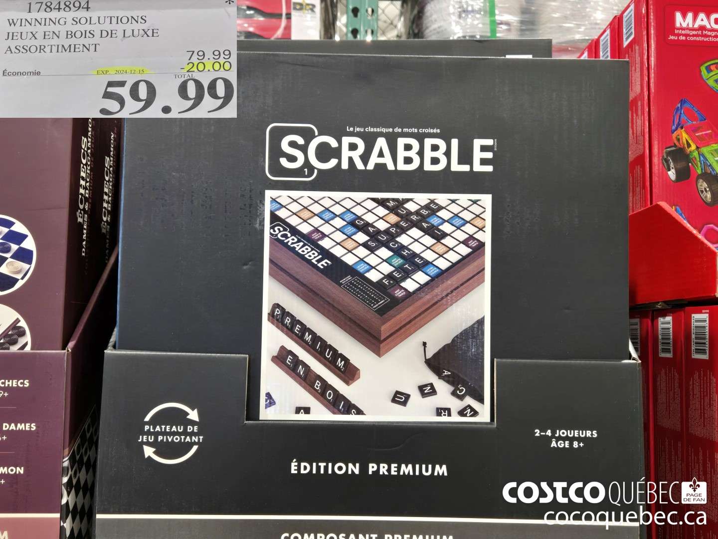 1784894 WINNING SOLUTIONS | JEUX EN BOIS DE LUXE  ($20.00 INSTANT SAVINGS EXPIRES ON 2024-12-15) $59.99