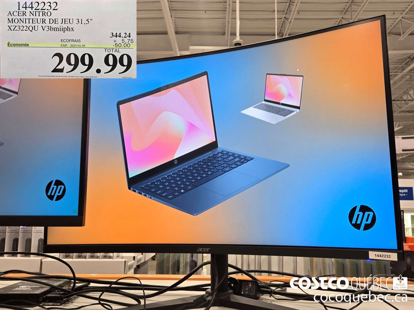 1442232 ACER NITRO MONITEUR DE JEU 31,5