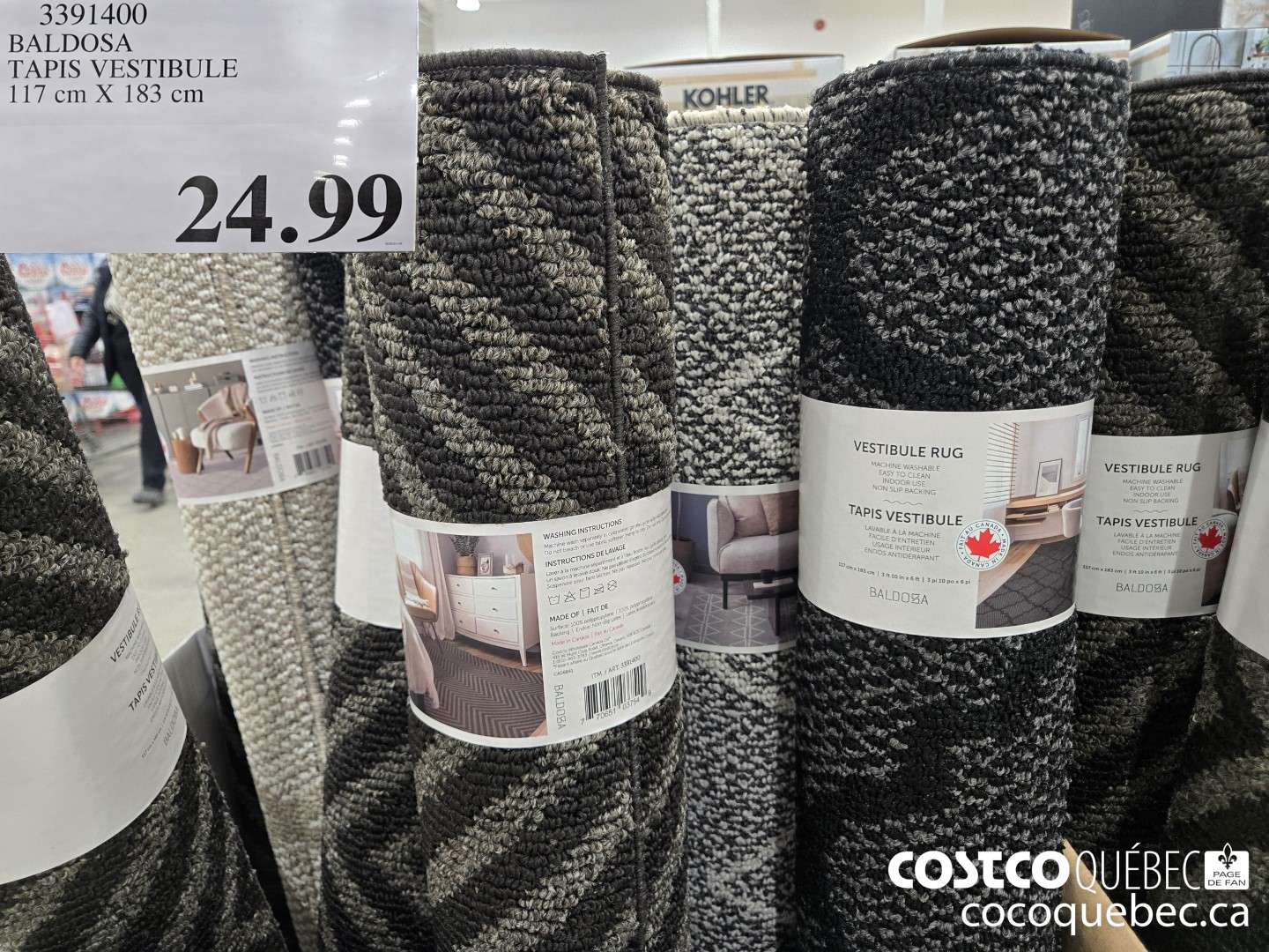 3391400 BALDOSA TAPIS VESTIBULE  $24.99