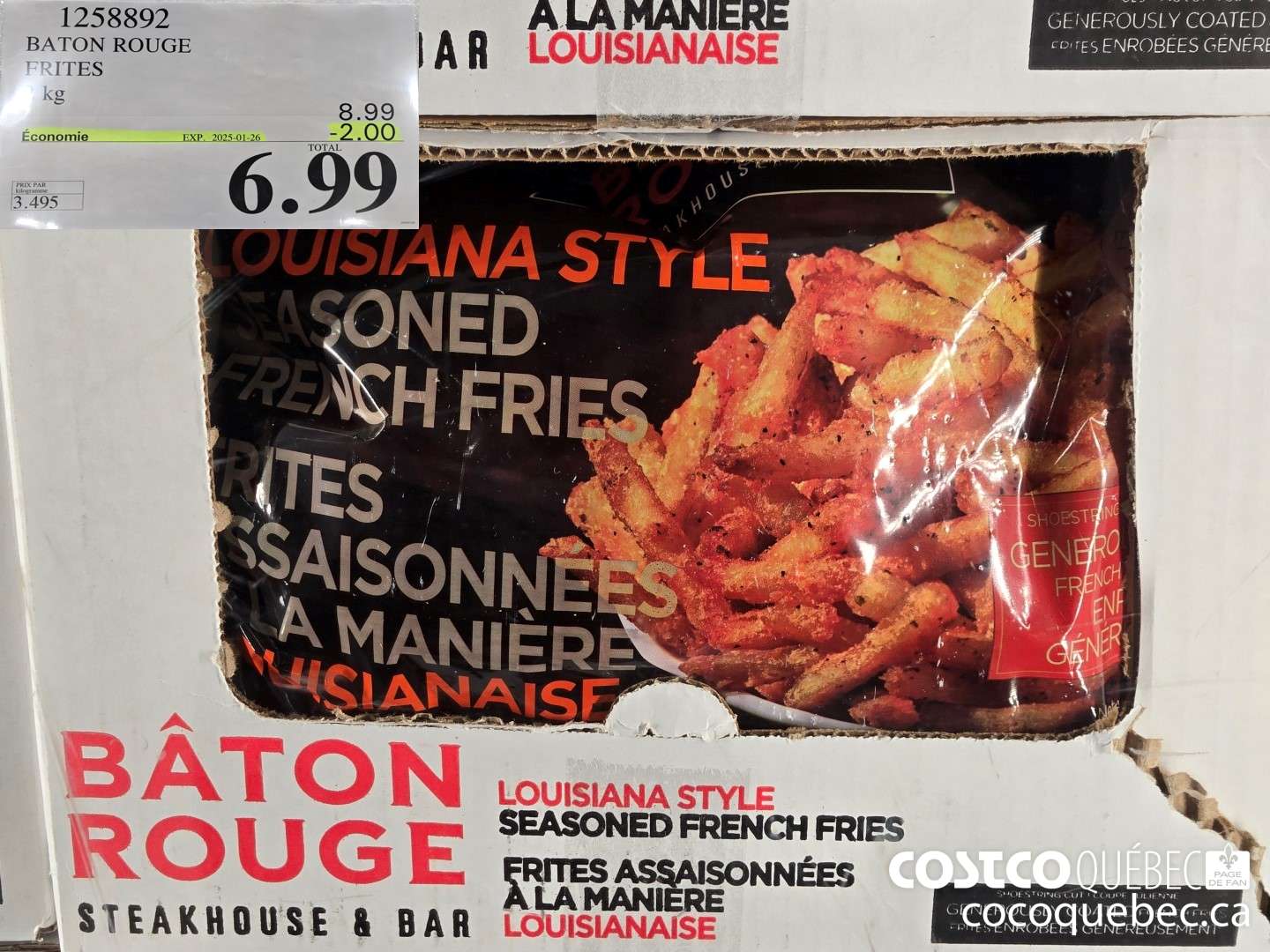 12353892 BATON ROUGE FRITES  ($2.00 INSTANT SAVINGS EXPIRES ON 2025-01-26) $6.99