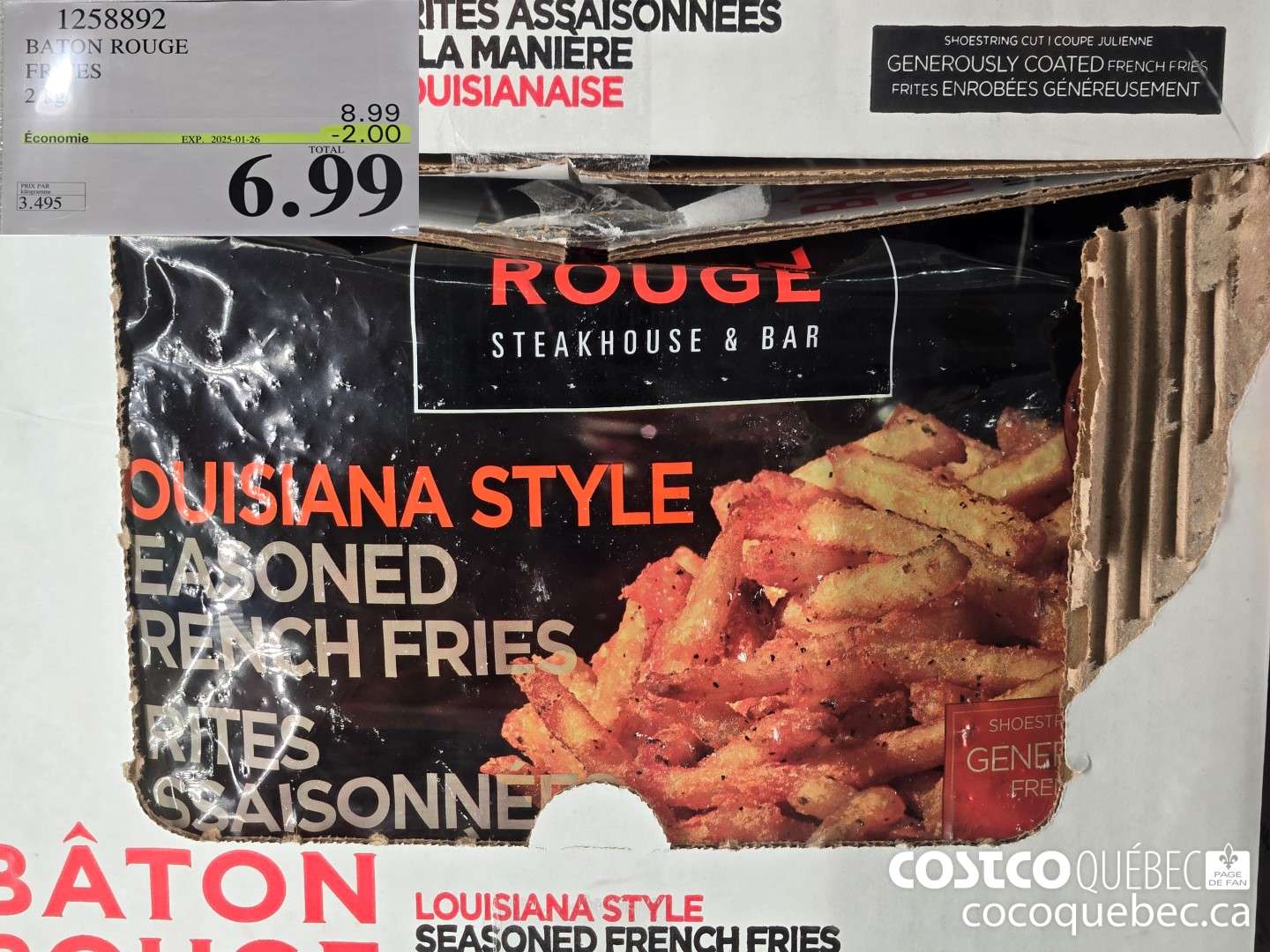 1258892 BATON ROUGE FRITES  ($2.00 INSTANT SAVINGS EXPIRES ON 2025-01-26) $6.99