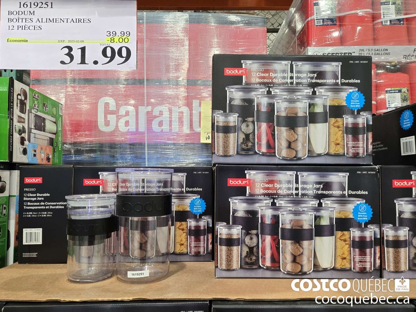 1619251 BODUM 12 PIECES  ($8.00 INSTANT SAVINGS EXPIRES ON 2025-02-09) $31.99