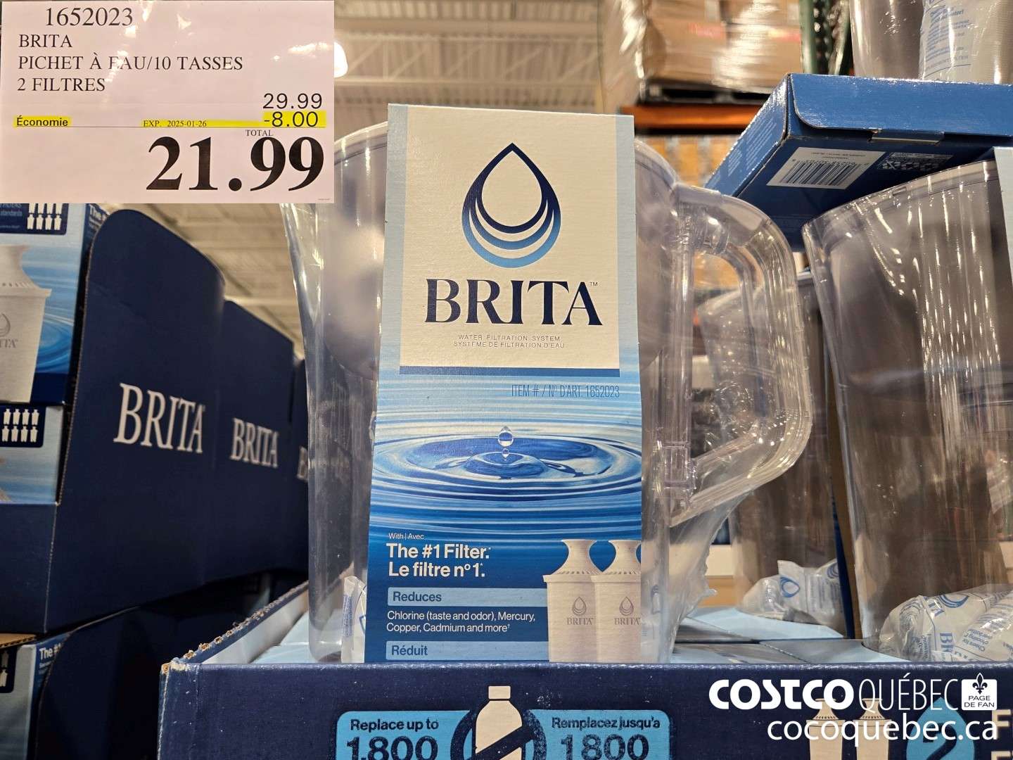 652003 BRITA PICHET A FAU/10 TASSES  ($8.00 INSTANT SAVINGS EXPIRES ON 2025-01-26) $21.99