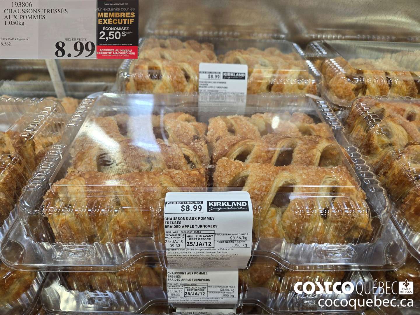 193806 CHAUSSONS TRESSES AUX POMMES  ($2.50 INSTANT SAVINGS)