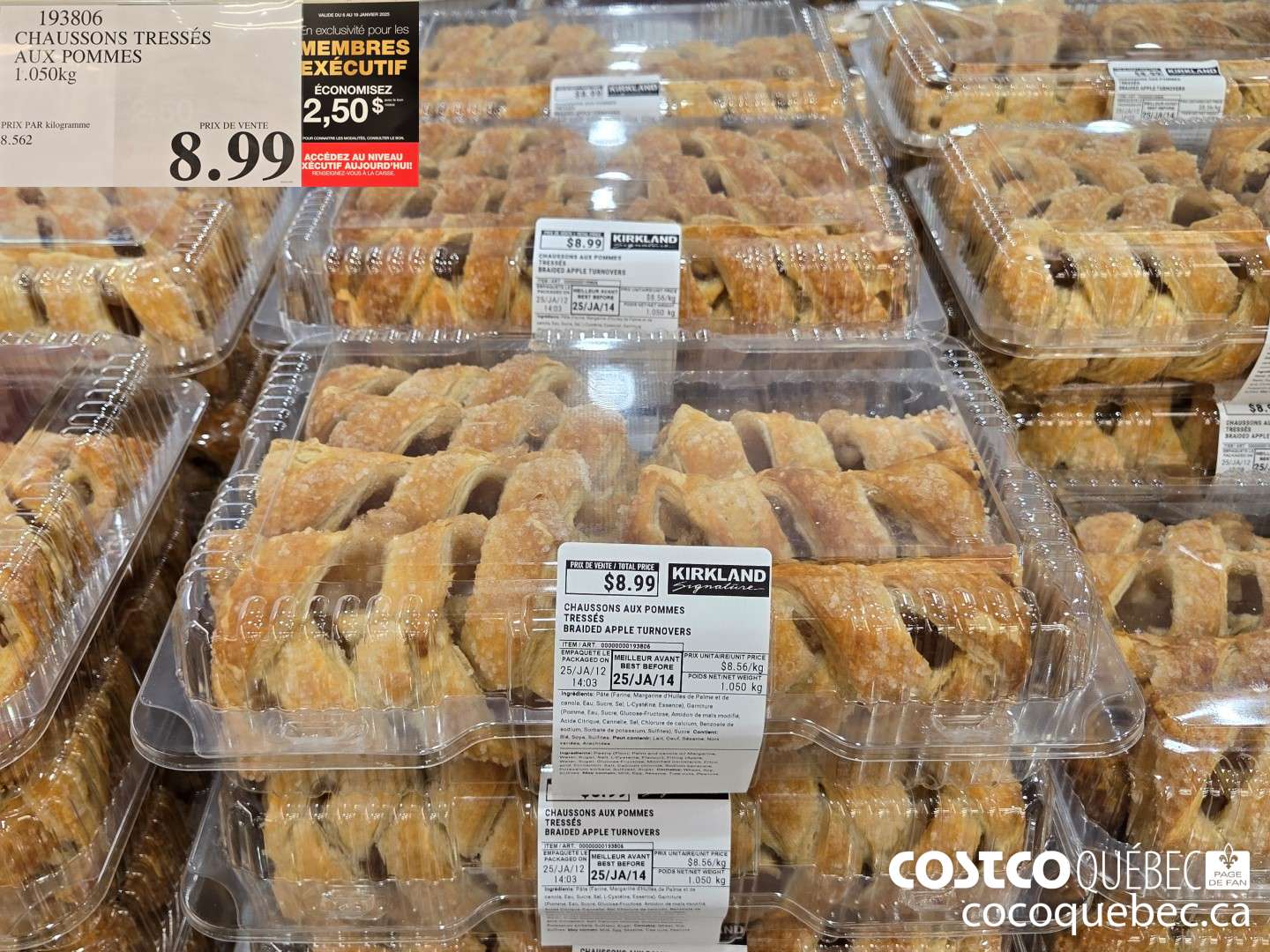 193806 CHAUSSONS TRESSES AUX POMMES  ($2.50 INSTANT SAVINGS)