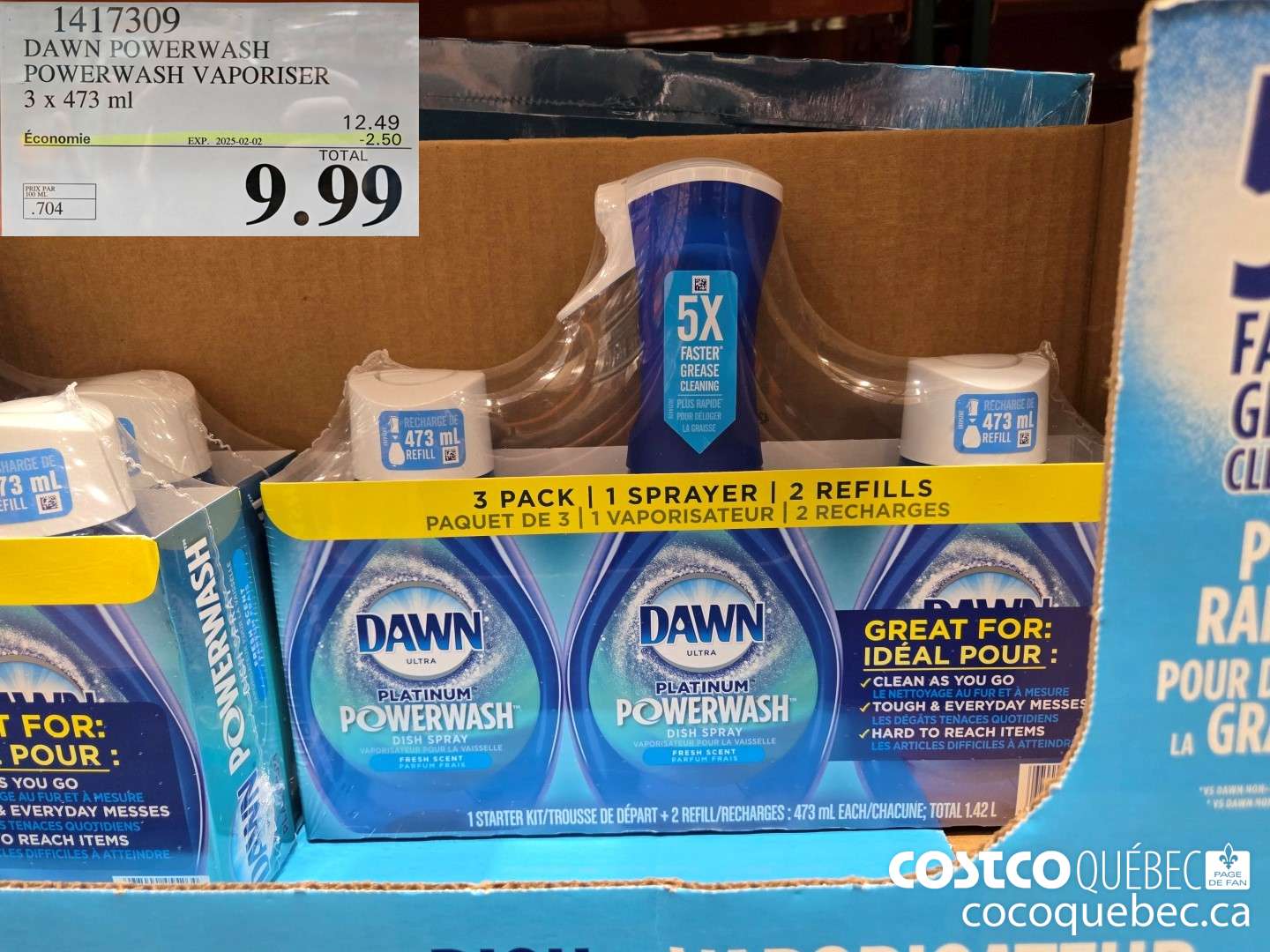 1417309 DAWN POWERWASH POWERWASH VAPORISER 3X 473 mi  ($2.50 INSTANT SAVINGS EXPIRES ON 2025-01-26) $9.99