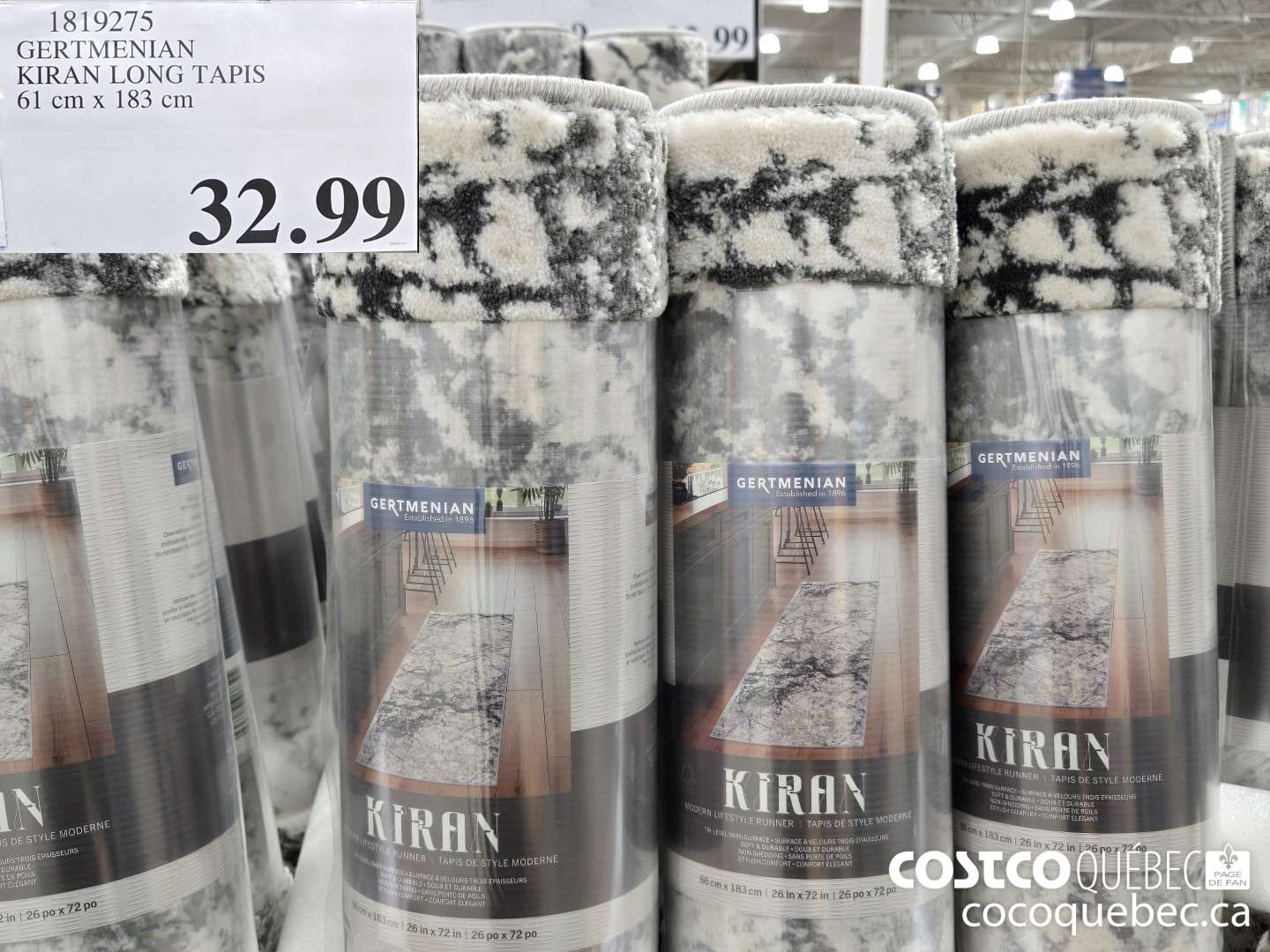 1819275 GERTMENIAN KIRAN LONG TAPIS  $32.99