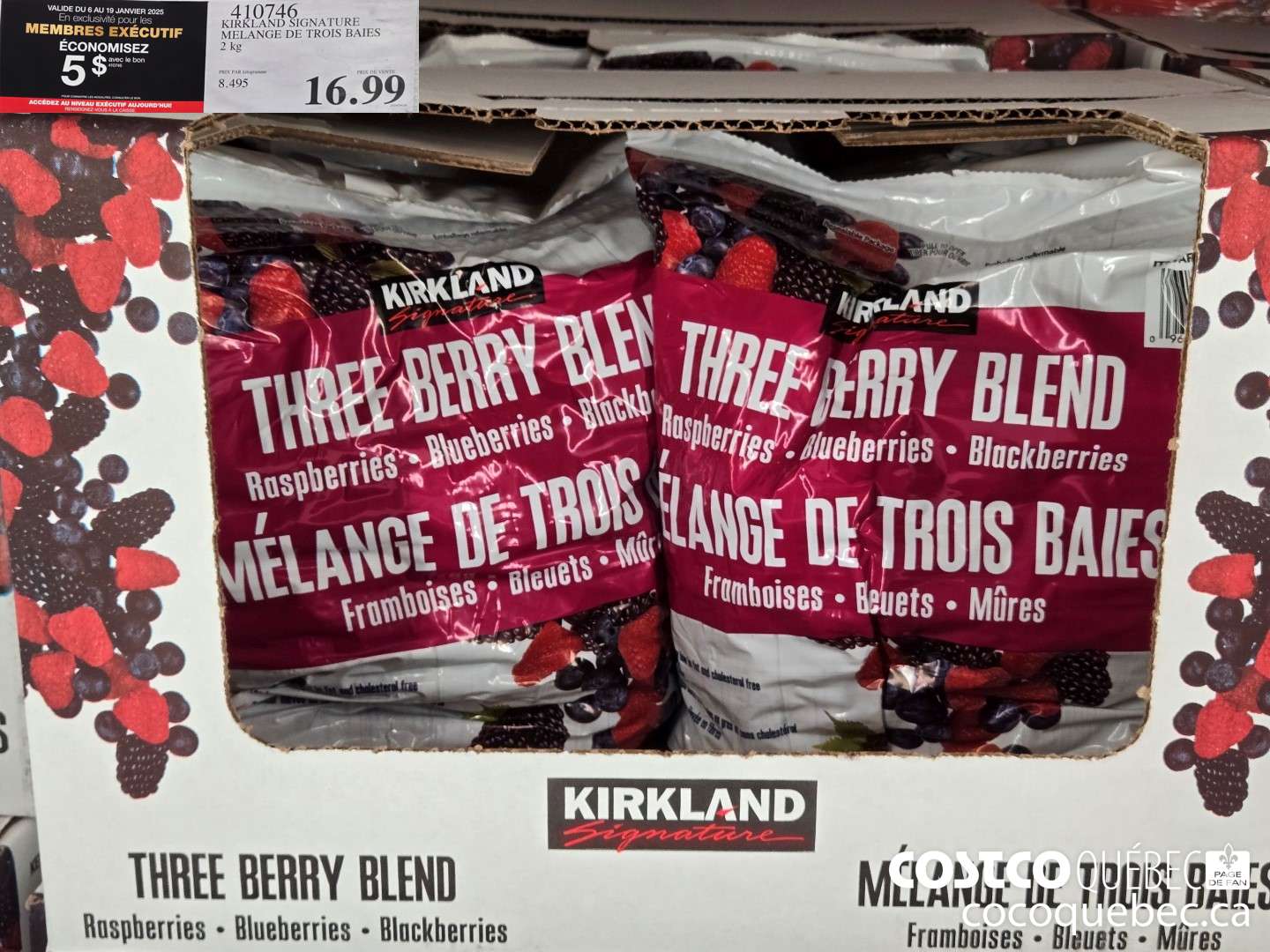 410746 KIRKLAND SIGNATURE MELANGE DE TROIS BIES  ($5.00 INSTANT SAVINGS)