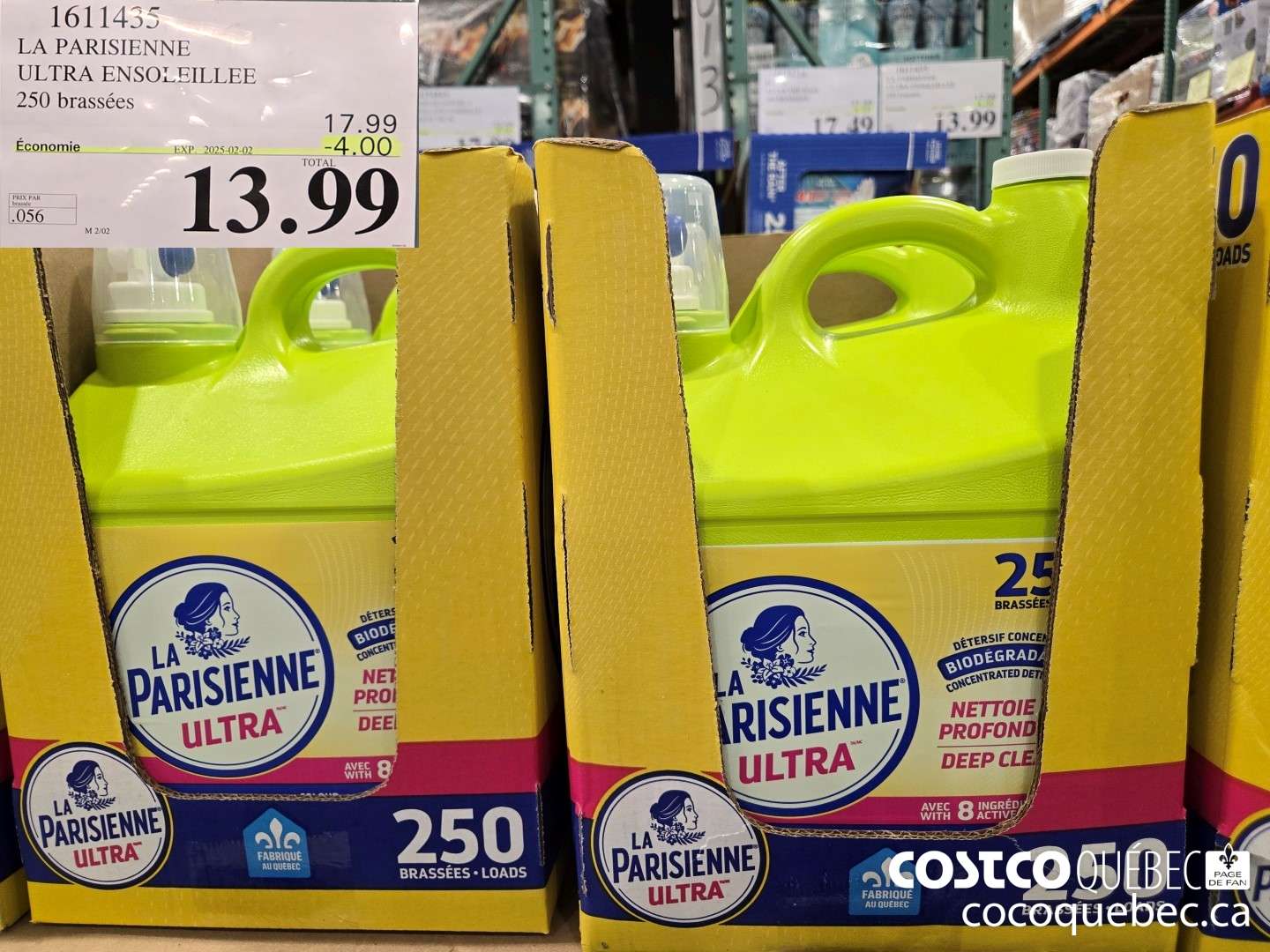 1611435 LA PARISIENNE ULTRA ENSOLEILLEE 250 brassées  ($4.00 INSTANT SAVINGS EXPIRES ON 2025-02-02) $13.99