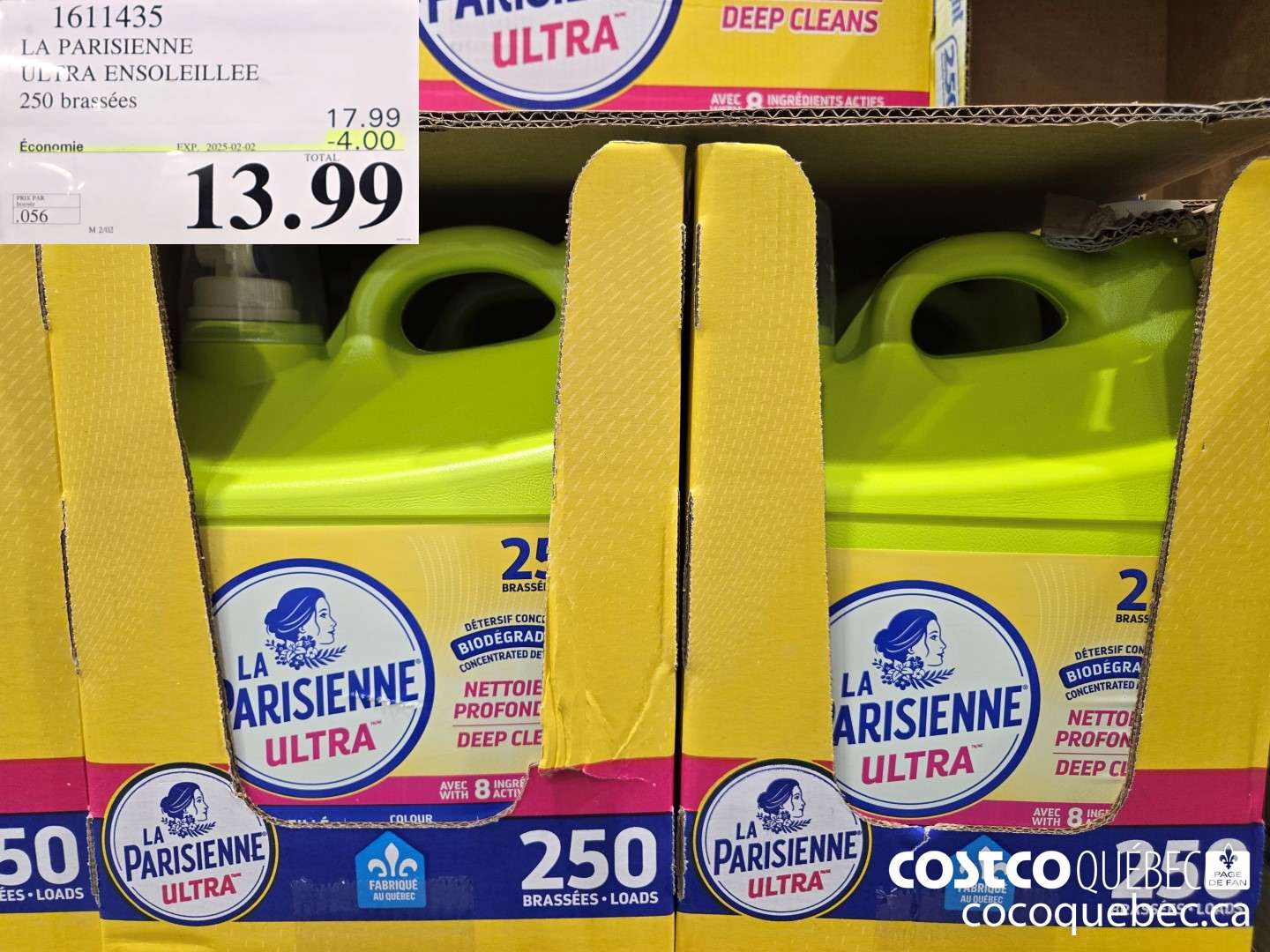 1611435 LA PARISIENNE ULTRA ENSOLEILLEE 250 brassées  ($4.00 INSTANT SAVINGS EXPIRES ON 2025-02-02) $13.99